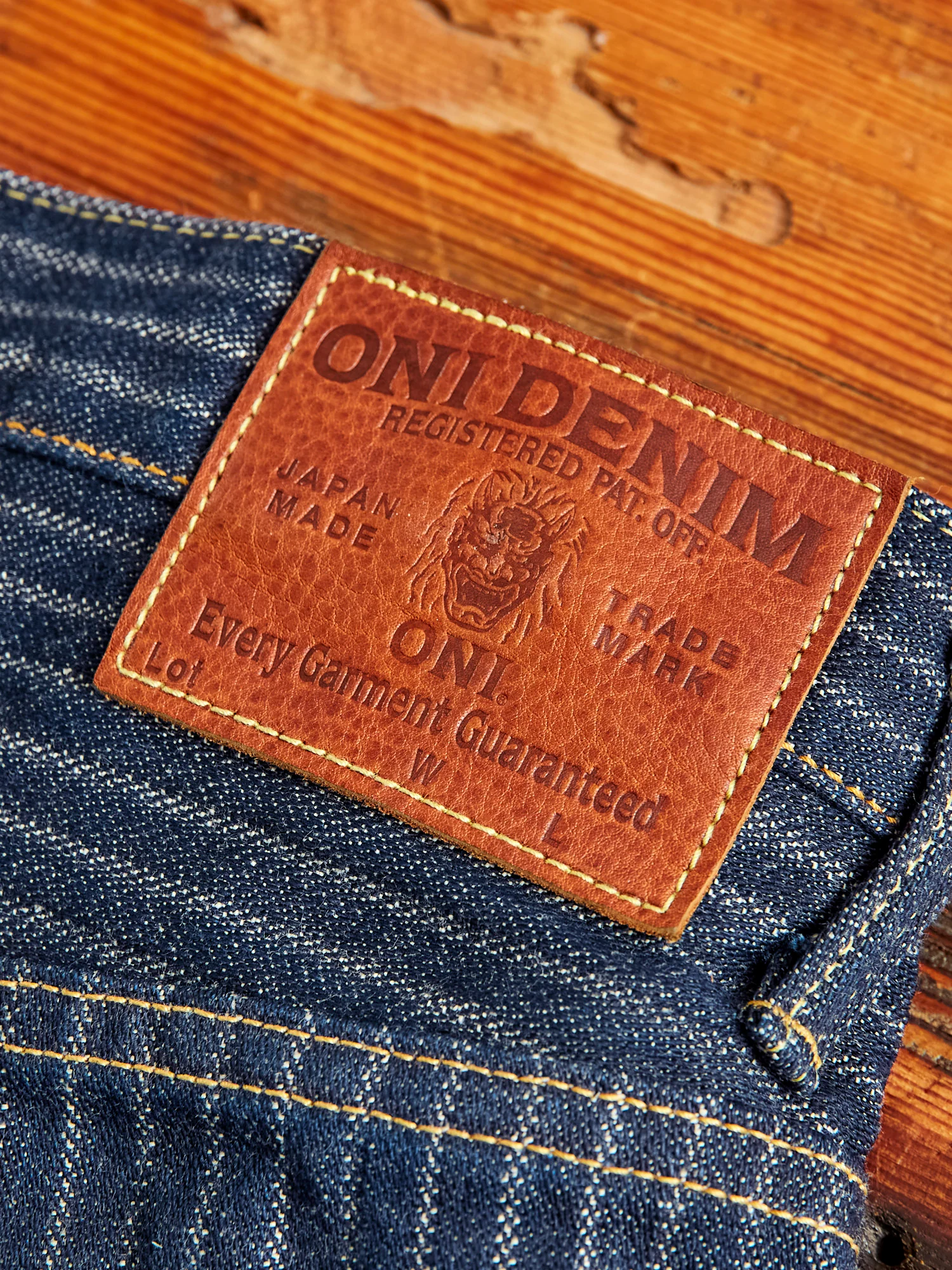 022-HJS 12oz Jacquard Stripe Selvedge Denim - Relaxed Straight Fit - Image 10