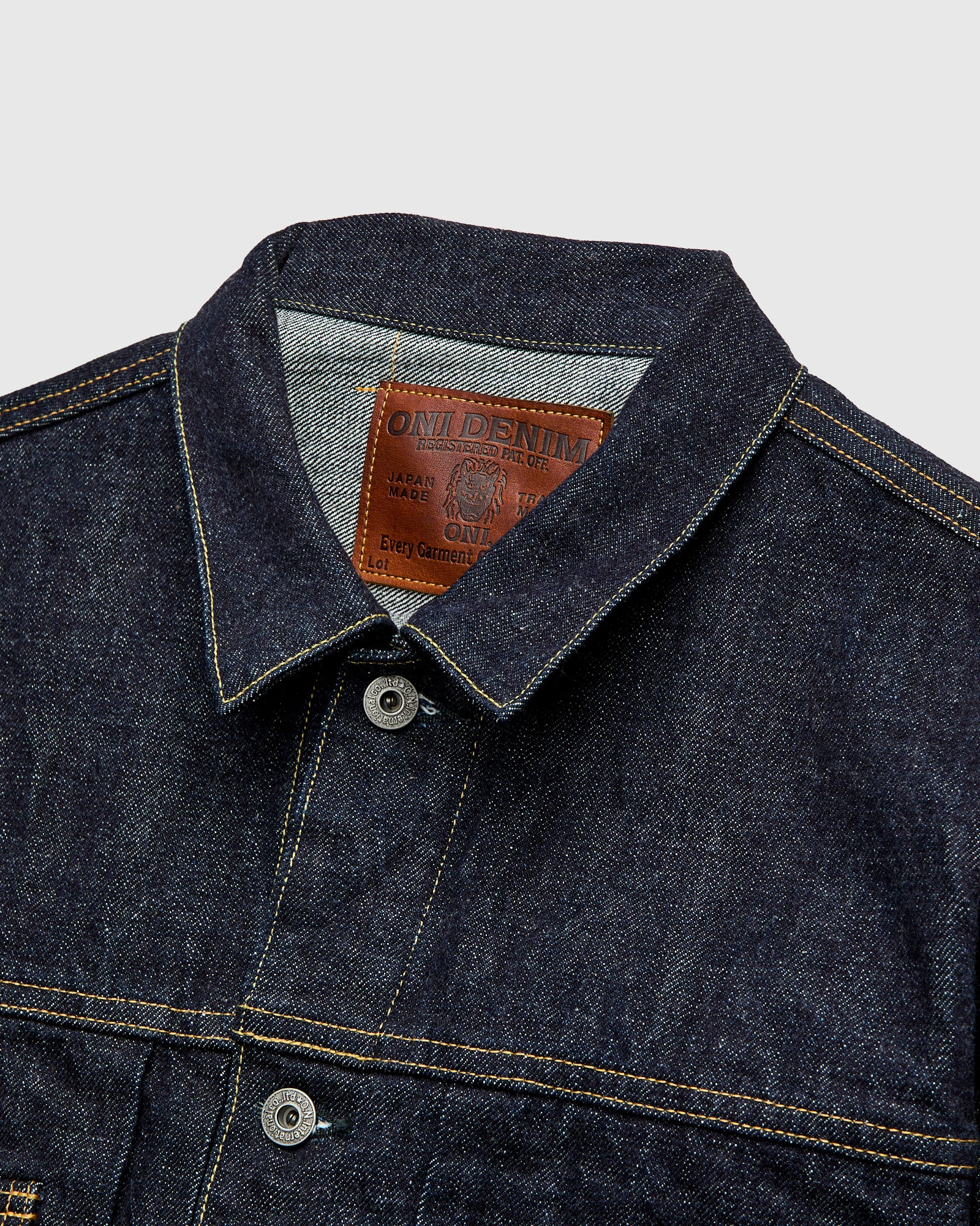 ONI-02516P "Low Tension" 15oz Selvedge Denim Jacket - Image 4