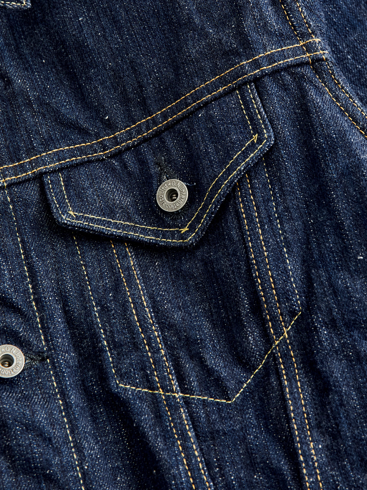 02527P "Kiwami" 16oz Natural Indigo Selvedge Denim Jacket - Image 6