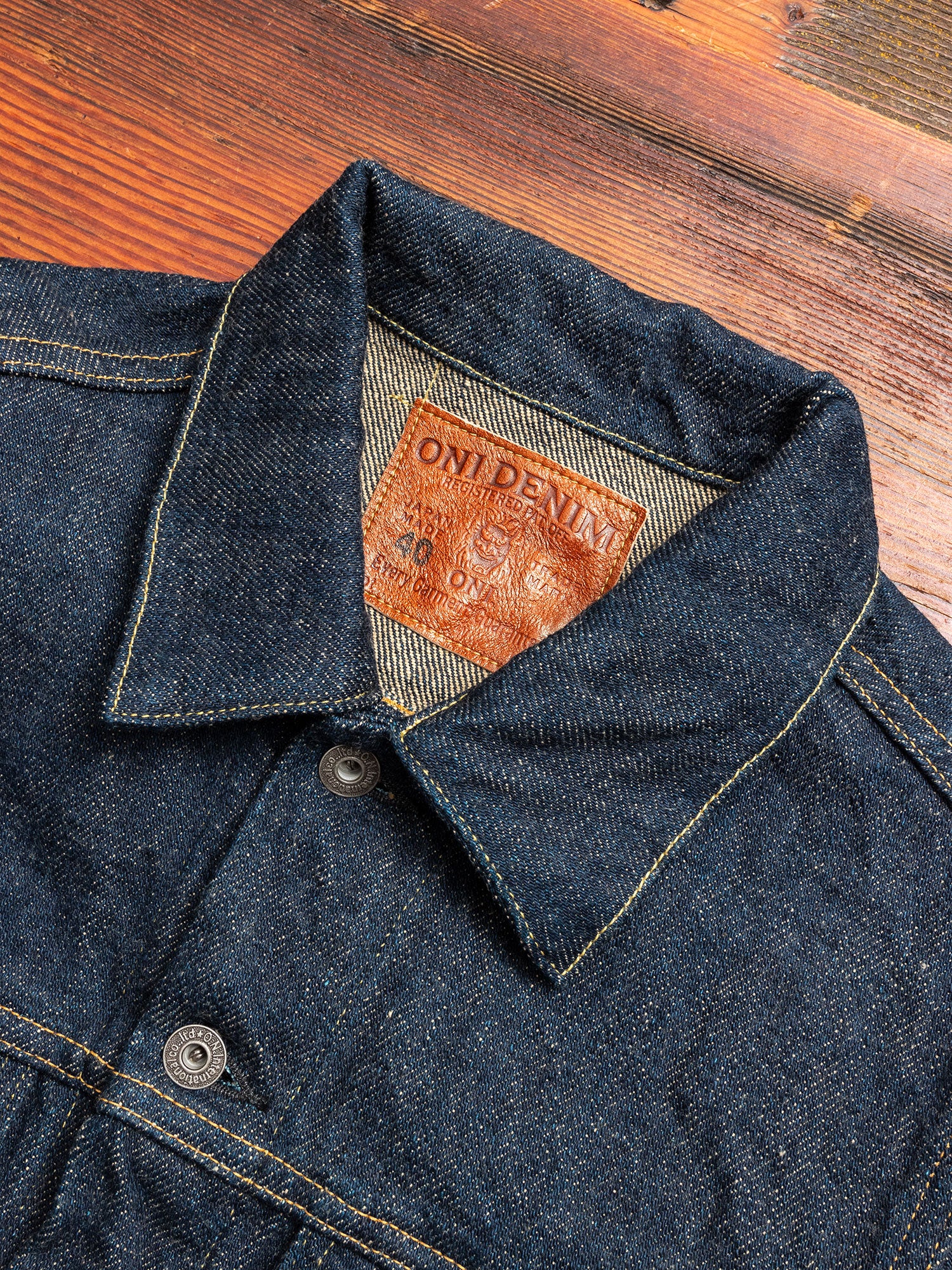 02527P-ZR "Secret Denim" 20oz Selvedge Denim Jacket - Image 2