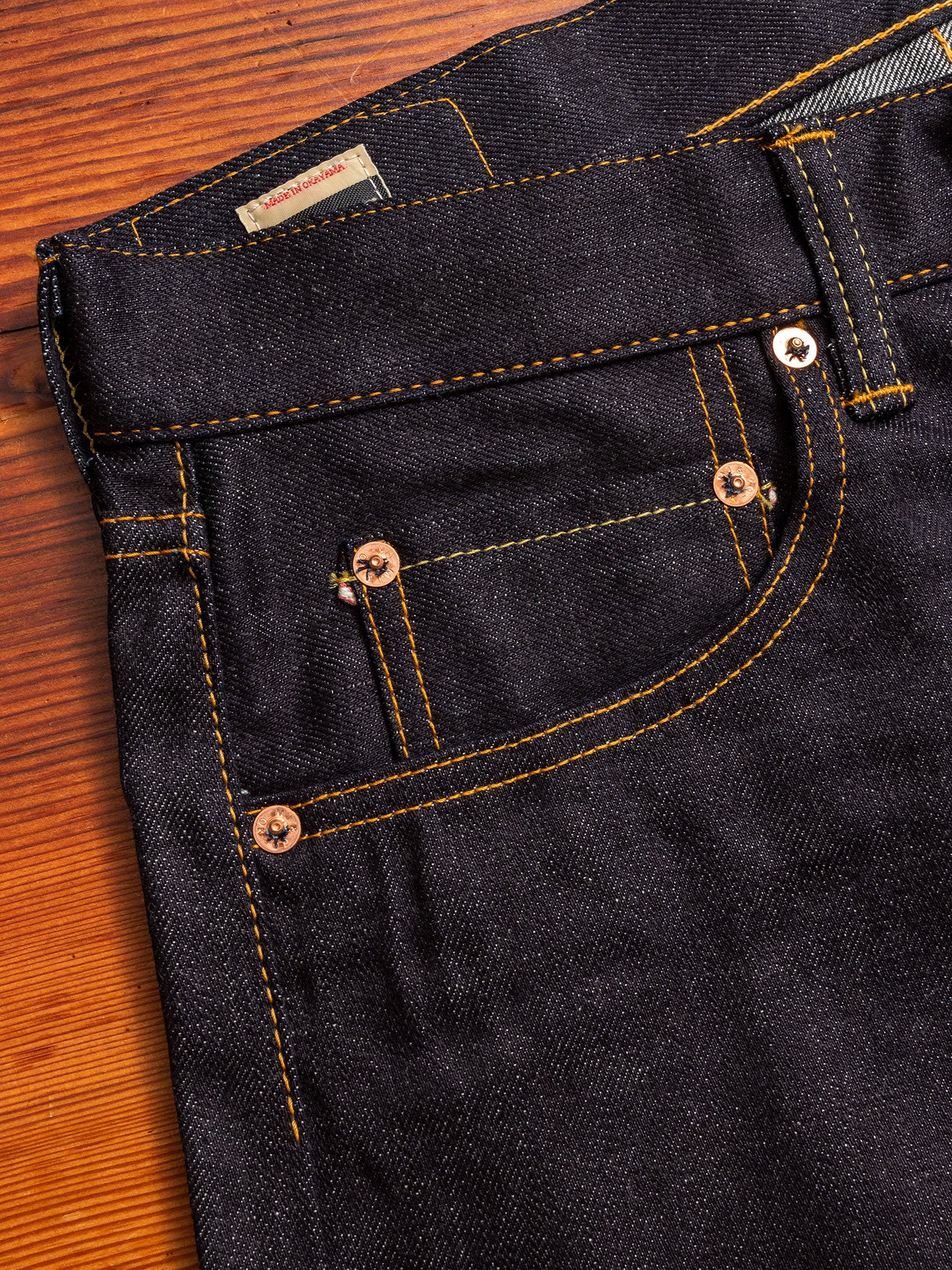 0306-12SP 12oz Selvedge Denim - Tight Tapered Fit - Image 5