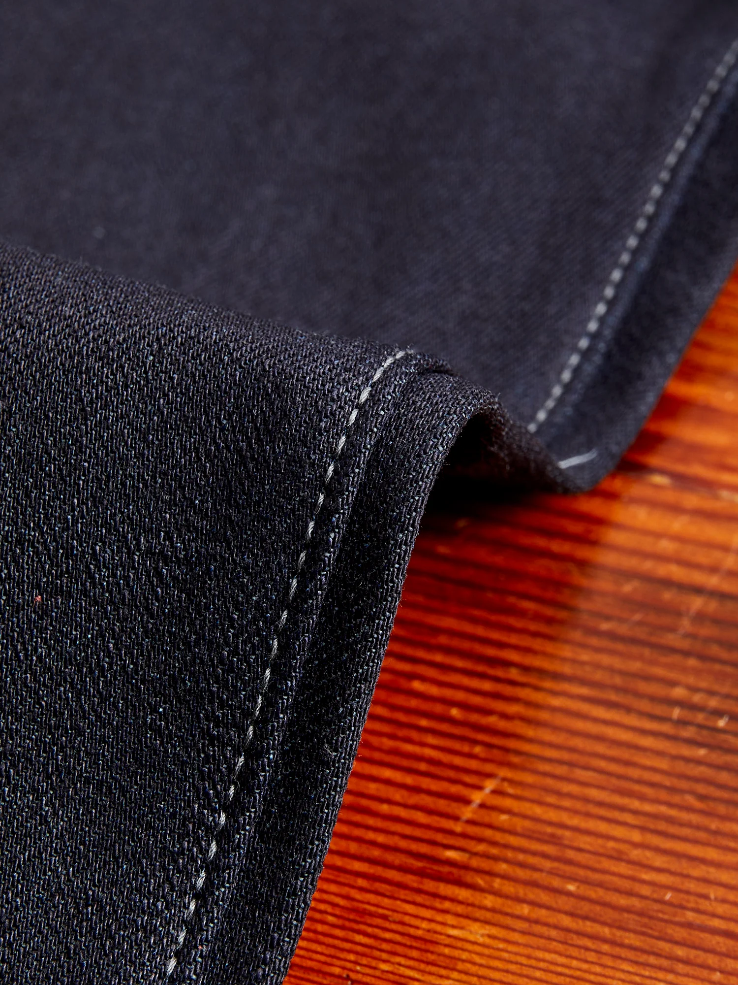 0405-52G "Indigo x Grey" 18oz Selvedge Denim - High Tapered Fit - Image 11