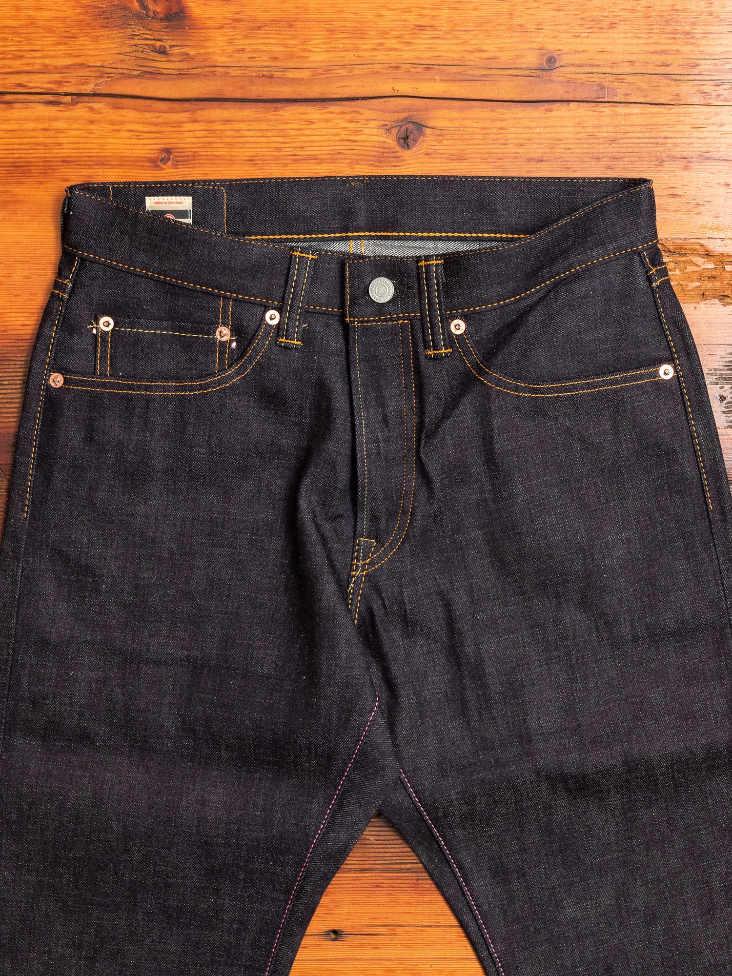 0605-12SP 12oz Selvedge Denim - Natural Tapered Fit - Image 4