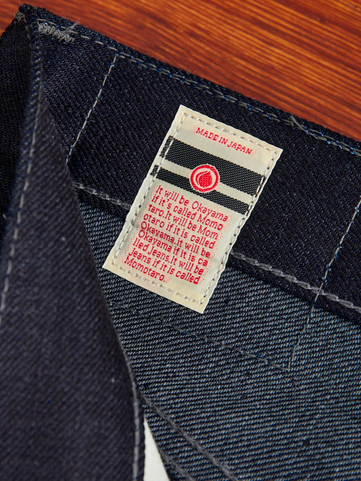 0605-52G "Indigo x Grey" 18oz Selvedge Denim - Natural Tapered Fit - Image 10