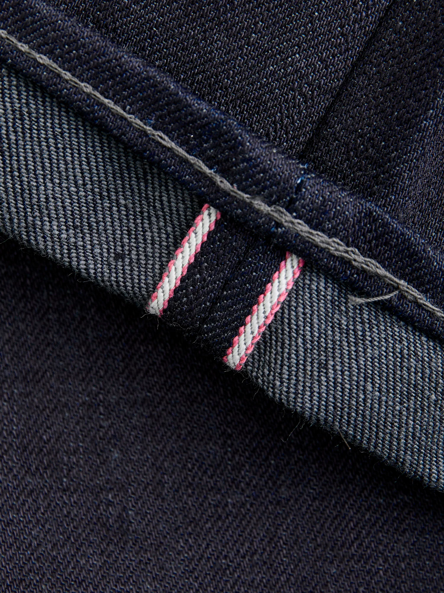 0605-52G "Indigo x Grey" 18oz Selvedge Denim - Natural Tapered Fit - Image 12