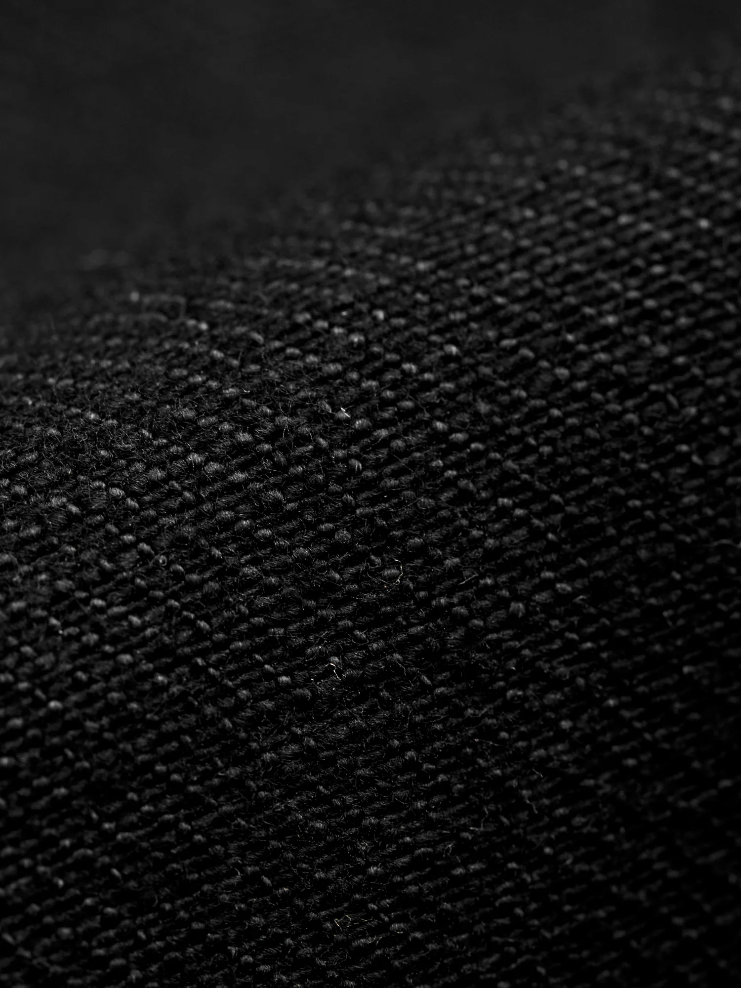 0605-B 15.7oz Black Selvedge Denim - Natural Tapered Fit - Image 15