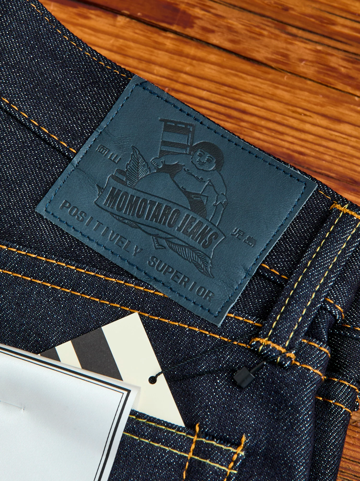 0605-SILK "Cotton Silk" 14.5oz Silk Selvedge Denim - Natural Tapered Fit - Image 3