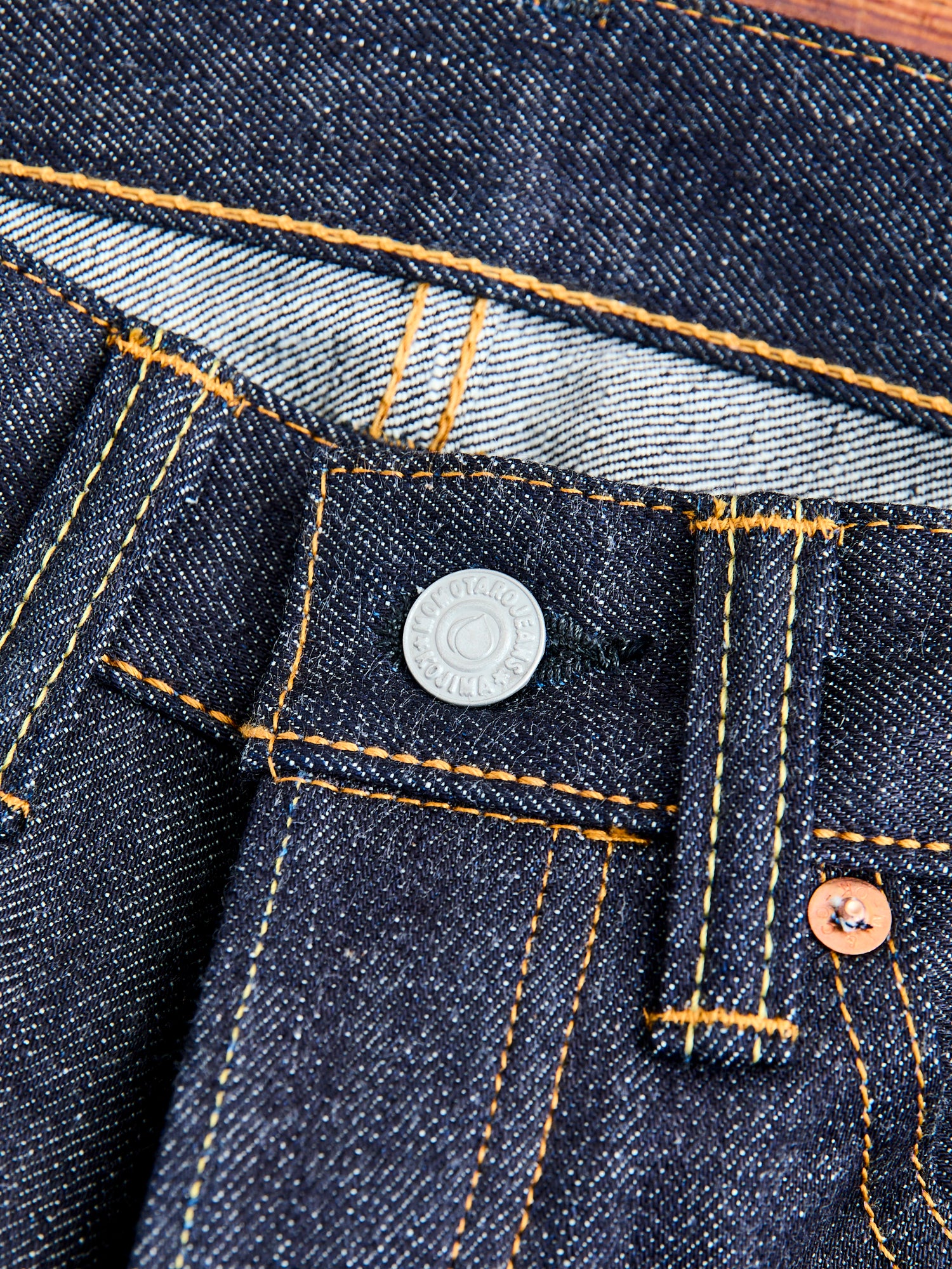 0605-SP "Going to Battle" 15.7oz Selvedge Denim - Natural Tapered Fit - Image 7