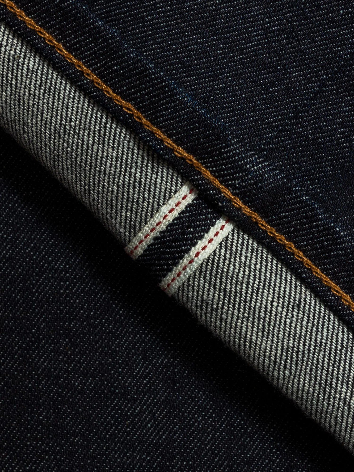 10.5oz Indigo Rinsed Stretch Selvedge Denim - Hammer Straight - Image 9