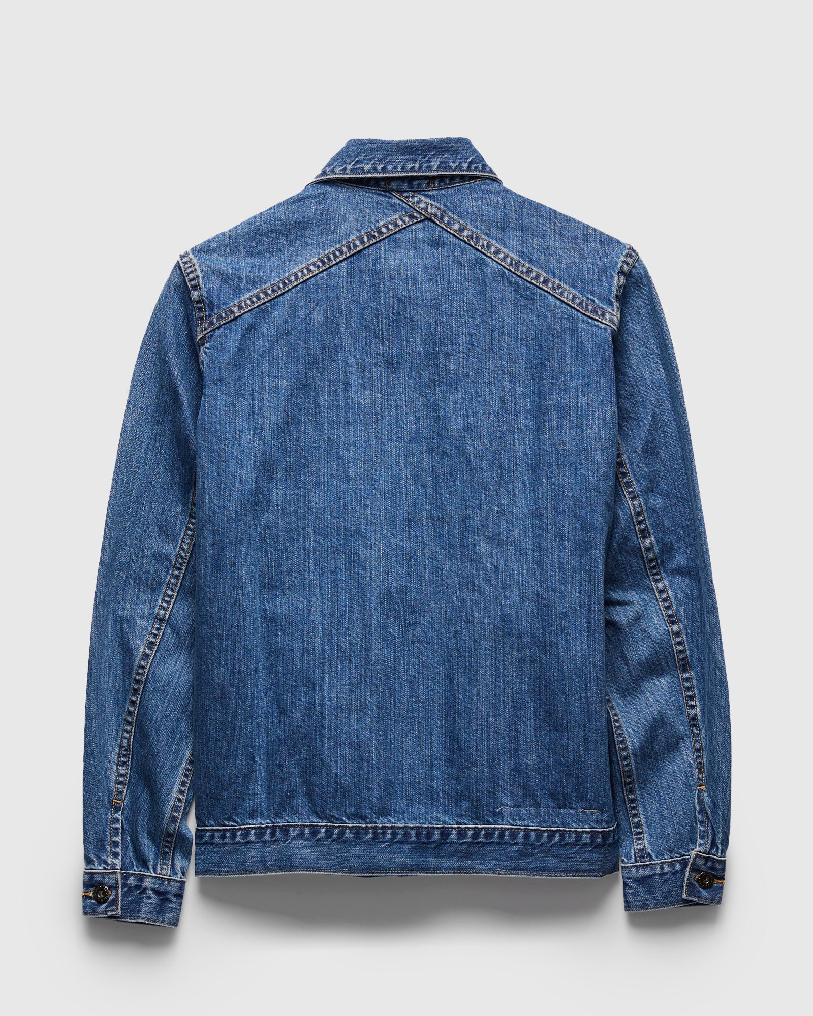 101x Stonewashed Type-3 Denim Jacket in Indigo - Image 2