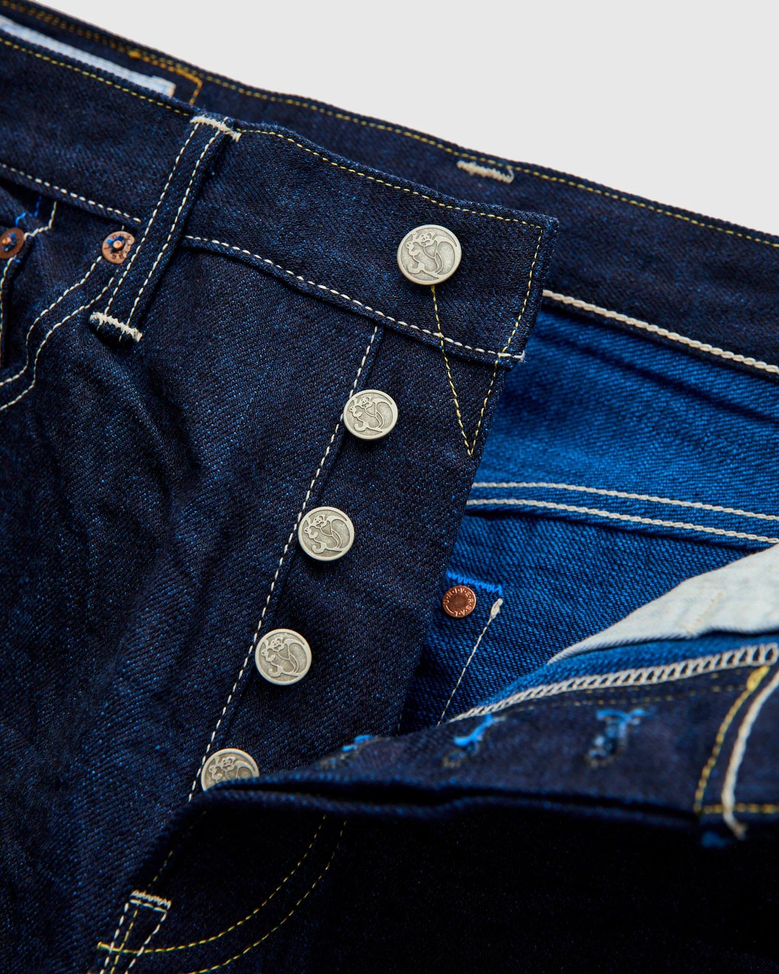 101TB "Yurai" 15oz Natural Indigo Selvedge Denim - Regular Straight Fit - Image 7