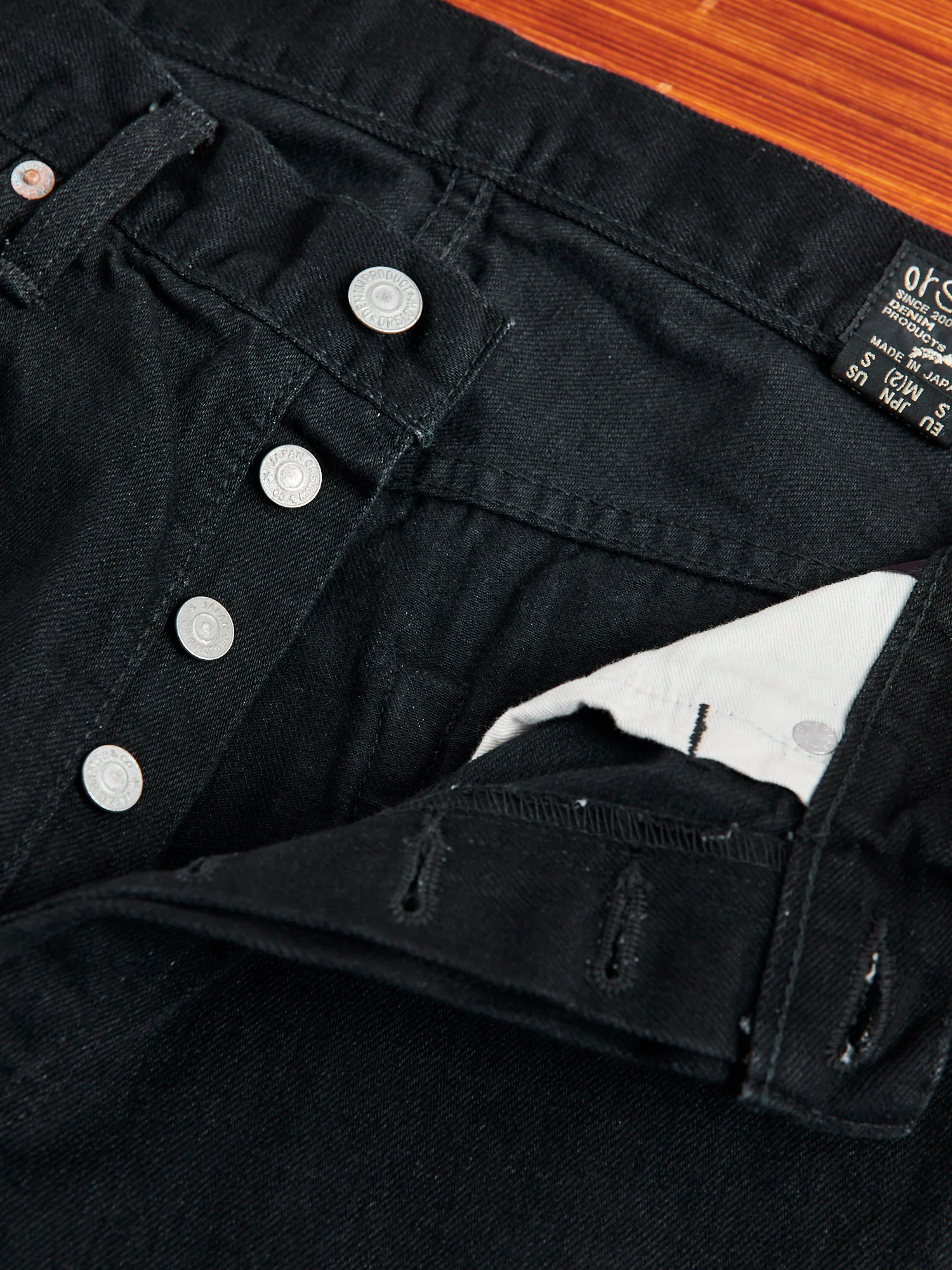 105 13.5oz Double Black Selvedge Denim - Standard Fit - Image 8