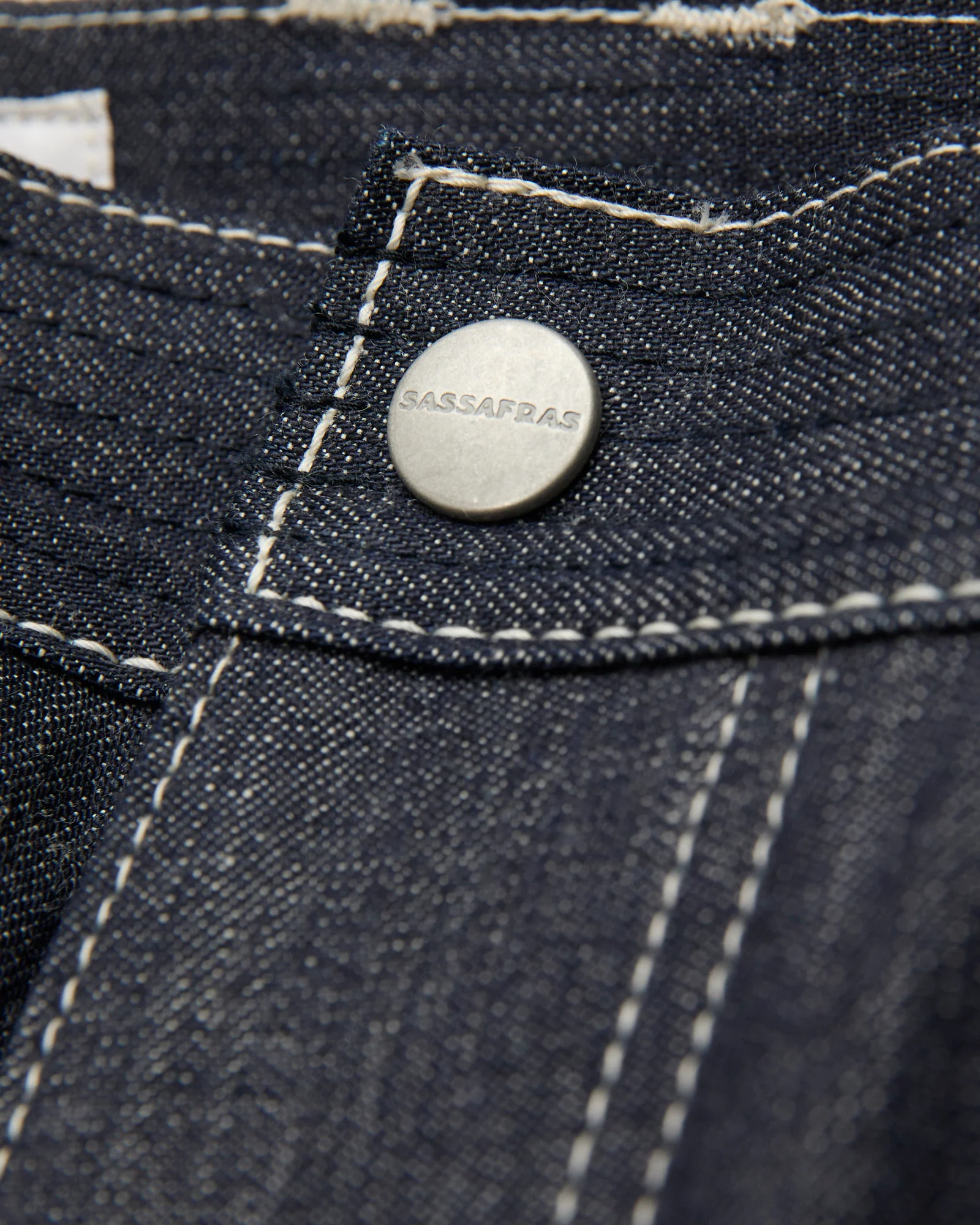 10oz Selvedge Denim Weed Digger Pants in Indigo - Image 8
