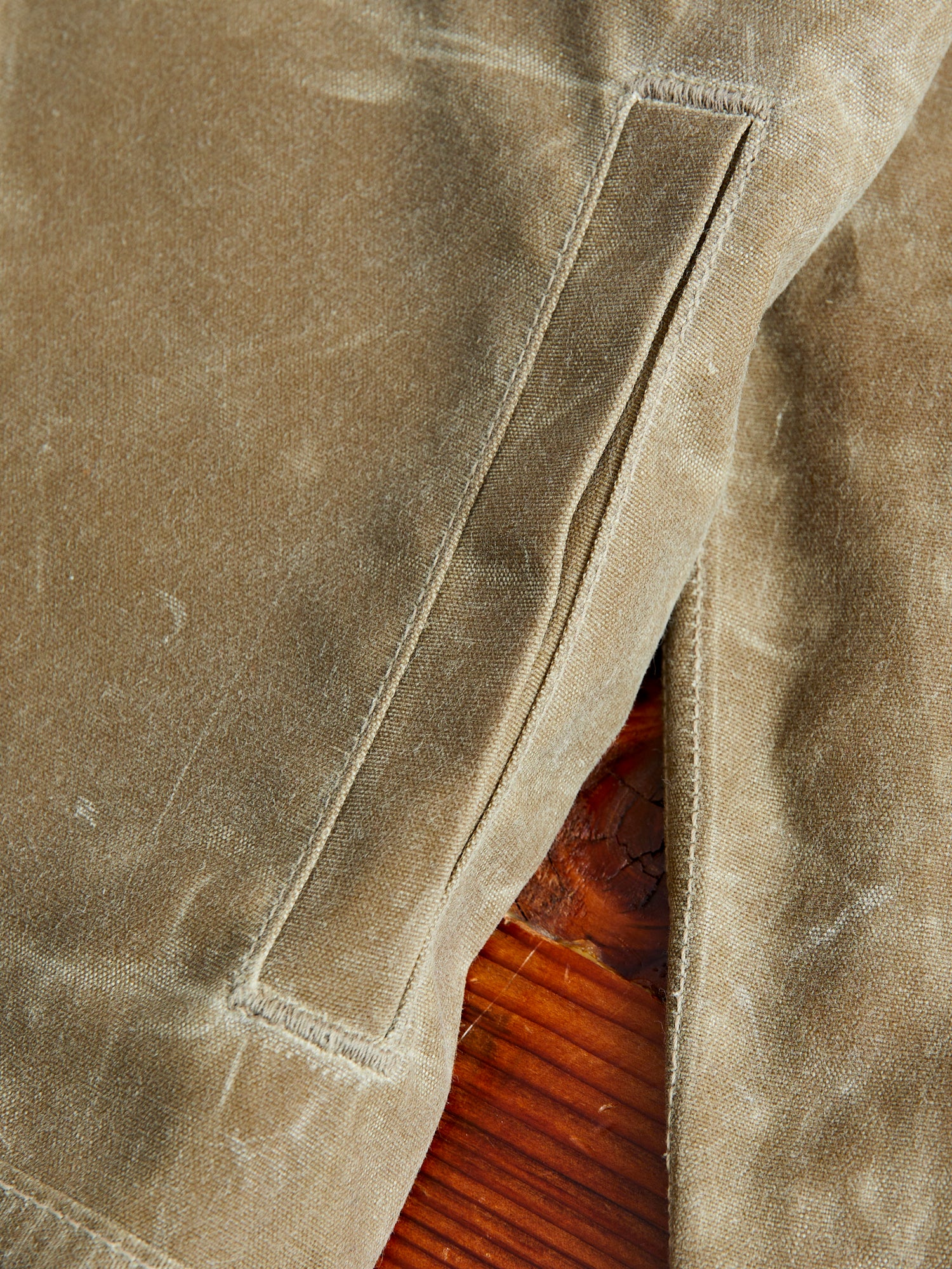 10oz Waxed Canvas Riders Jacket in Tumbleweed - Image 7