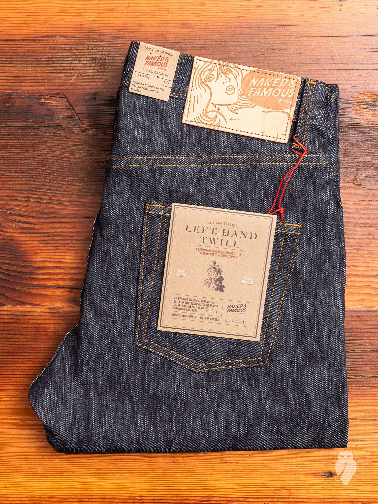 "10th Anniversary Left Hand Twill" 13.75oz Selvedge Denim - Easy Guy Fit - Image 2