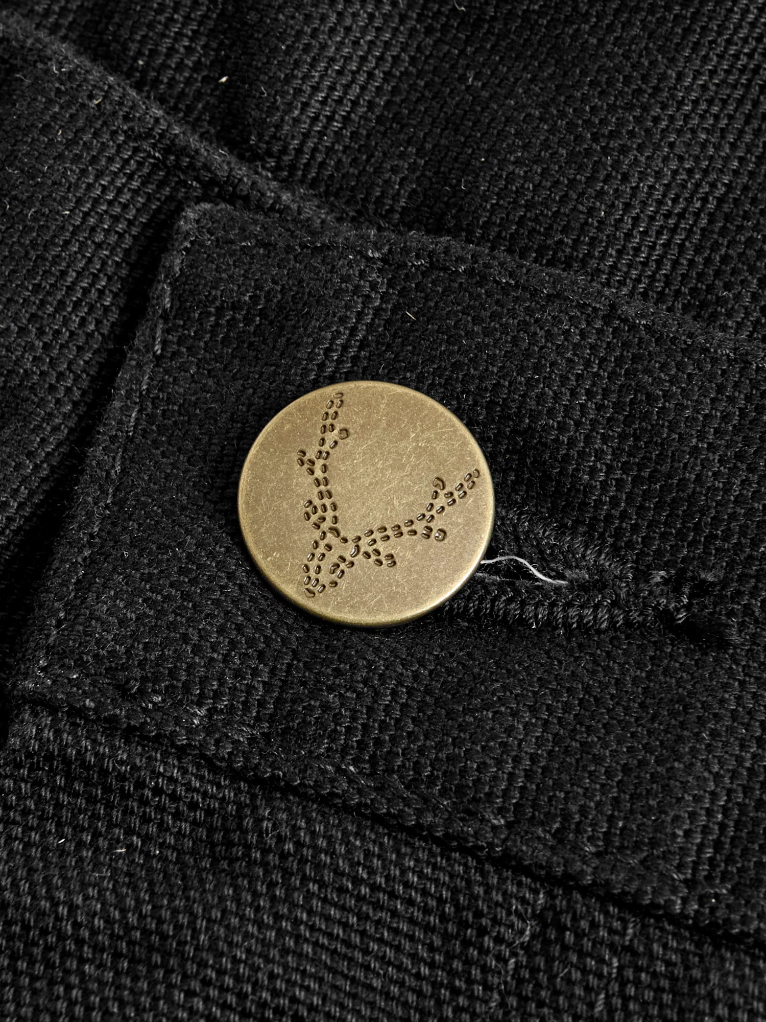 11.5oz Cotton Canvas Painter Pant in Black - Image 8