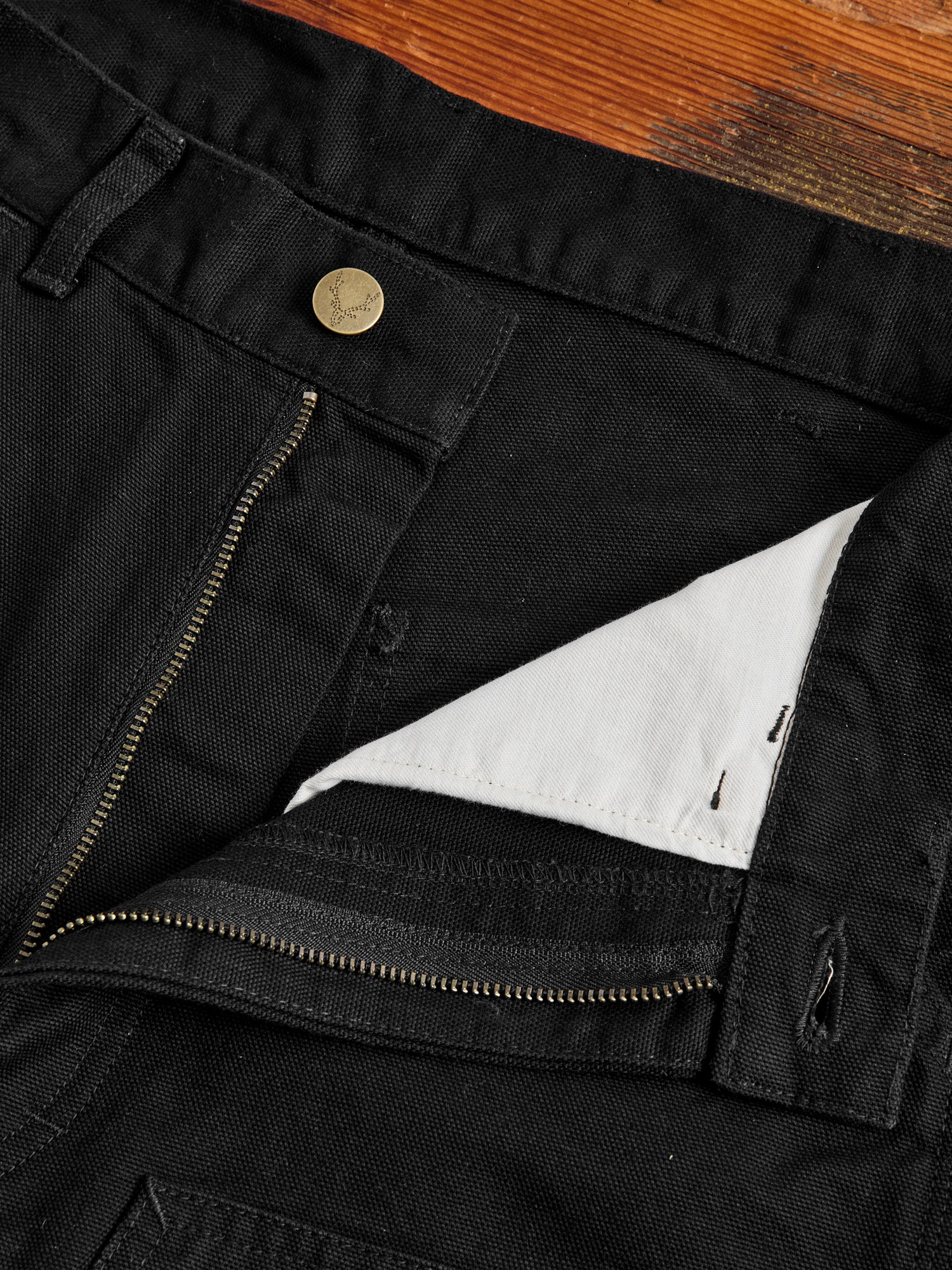 11.5oz Cotton Canvas Painter Pant in Black - Image 9