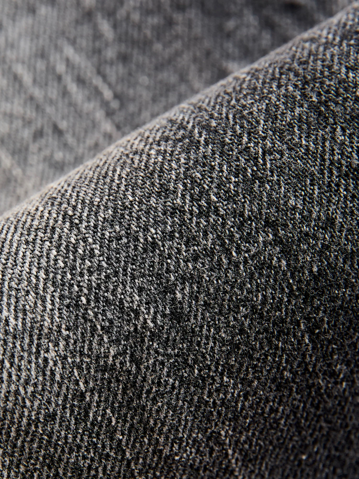 1101BKHW 13.7oz Washed Black Selvedge Denim - Classic Straight Fit - Image 13