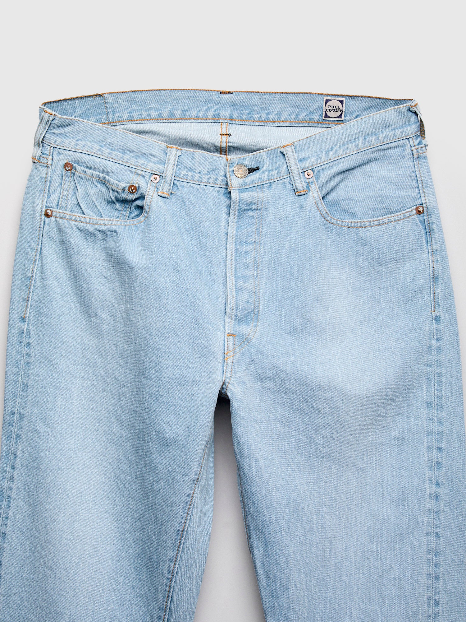 1102-PBA "Paris By Air" 13.75oz Selvedge Denim - Regular Straight Fit - Image 7