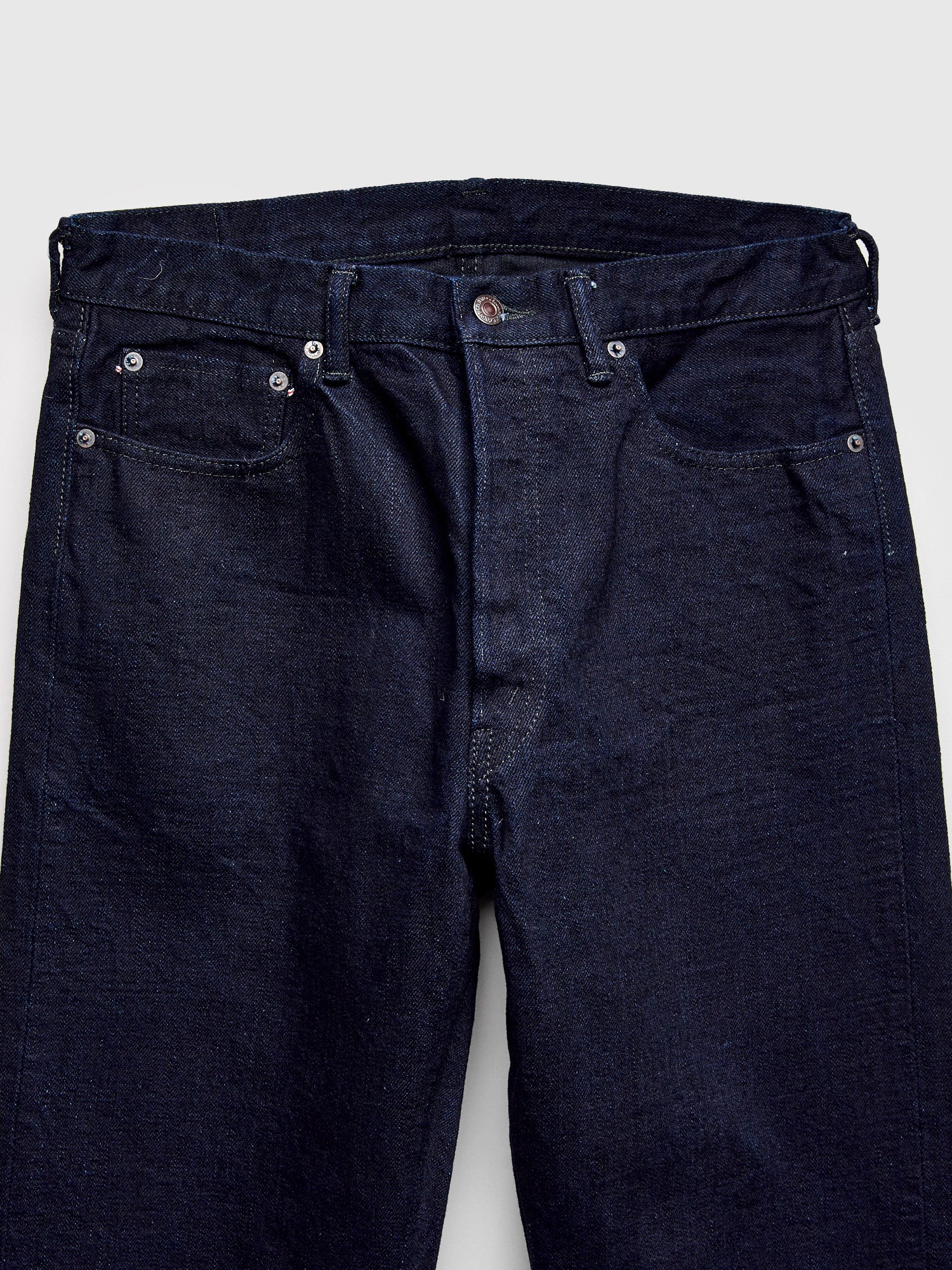 1103SRB "Super Rough" Indigo/Black 15.5oz Selvedge Denim - Clean Straight Fit - Image 6