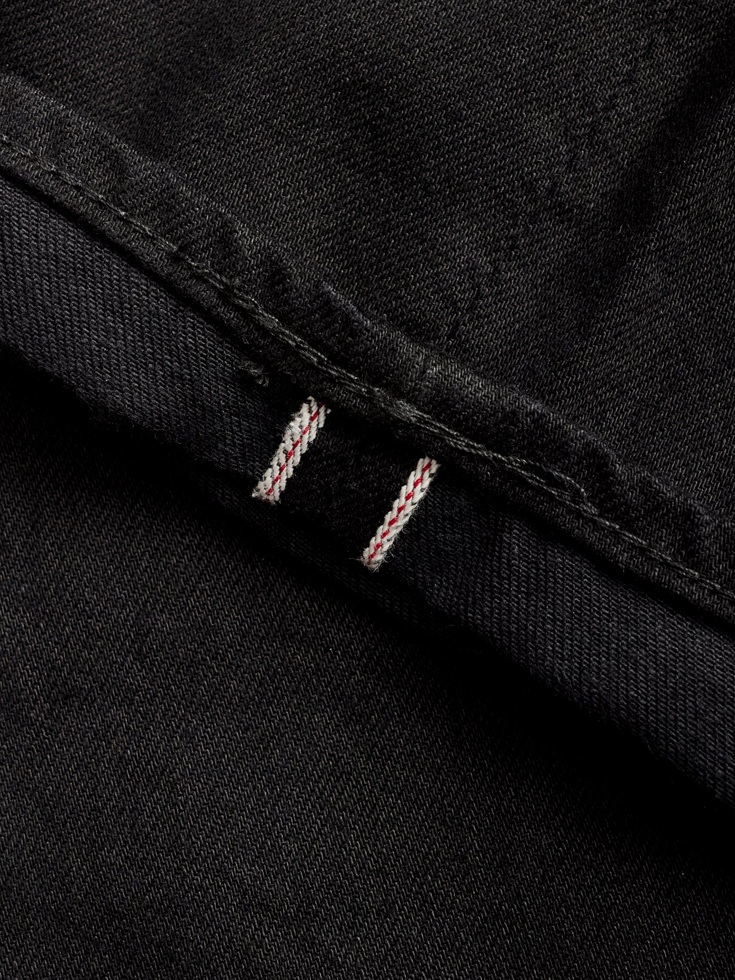 1108BKBK 13.5oz Double Black Selvedge Denim - Slim Straight Fit - Image 9