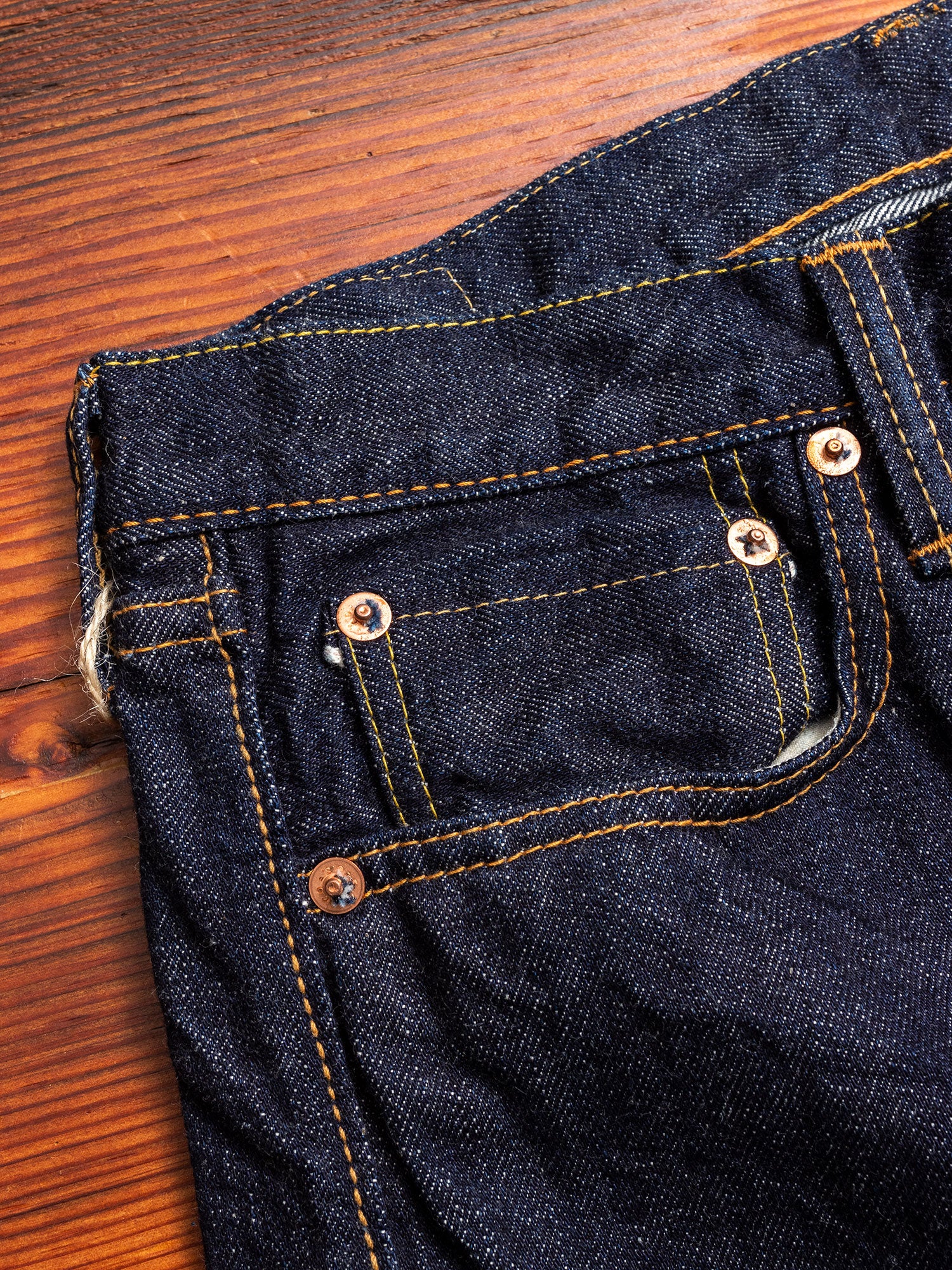 1108W 13.75oz Selvedge Denim - Slim Straight Fit - Image 5