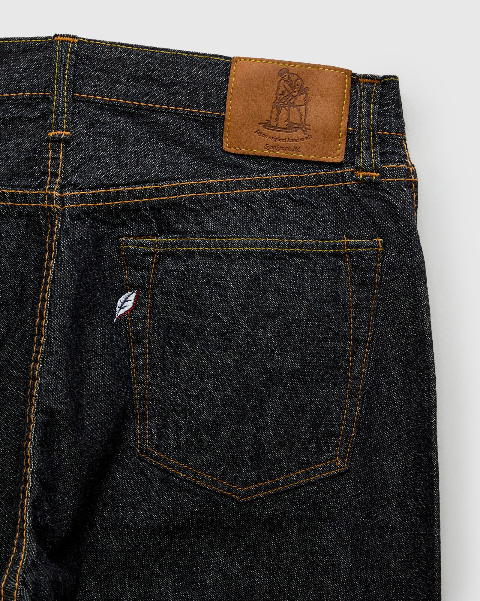 1182-002 10oz Lightweight Selvedge Denim - Piped Straight Fit - Image 4
