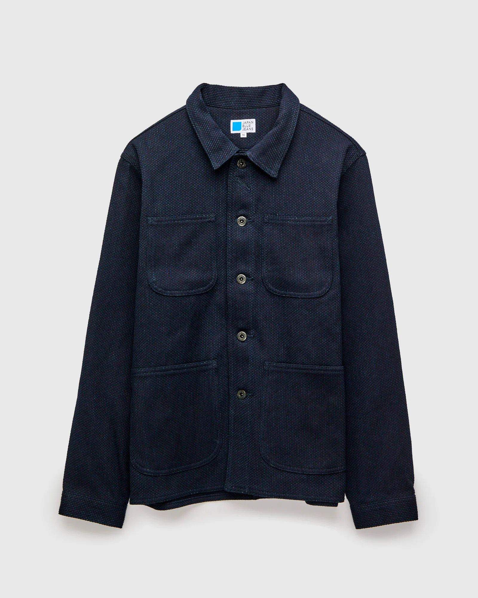 11oz Sashiko Coverall Jacket in Indigo