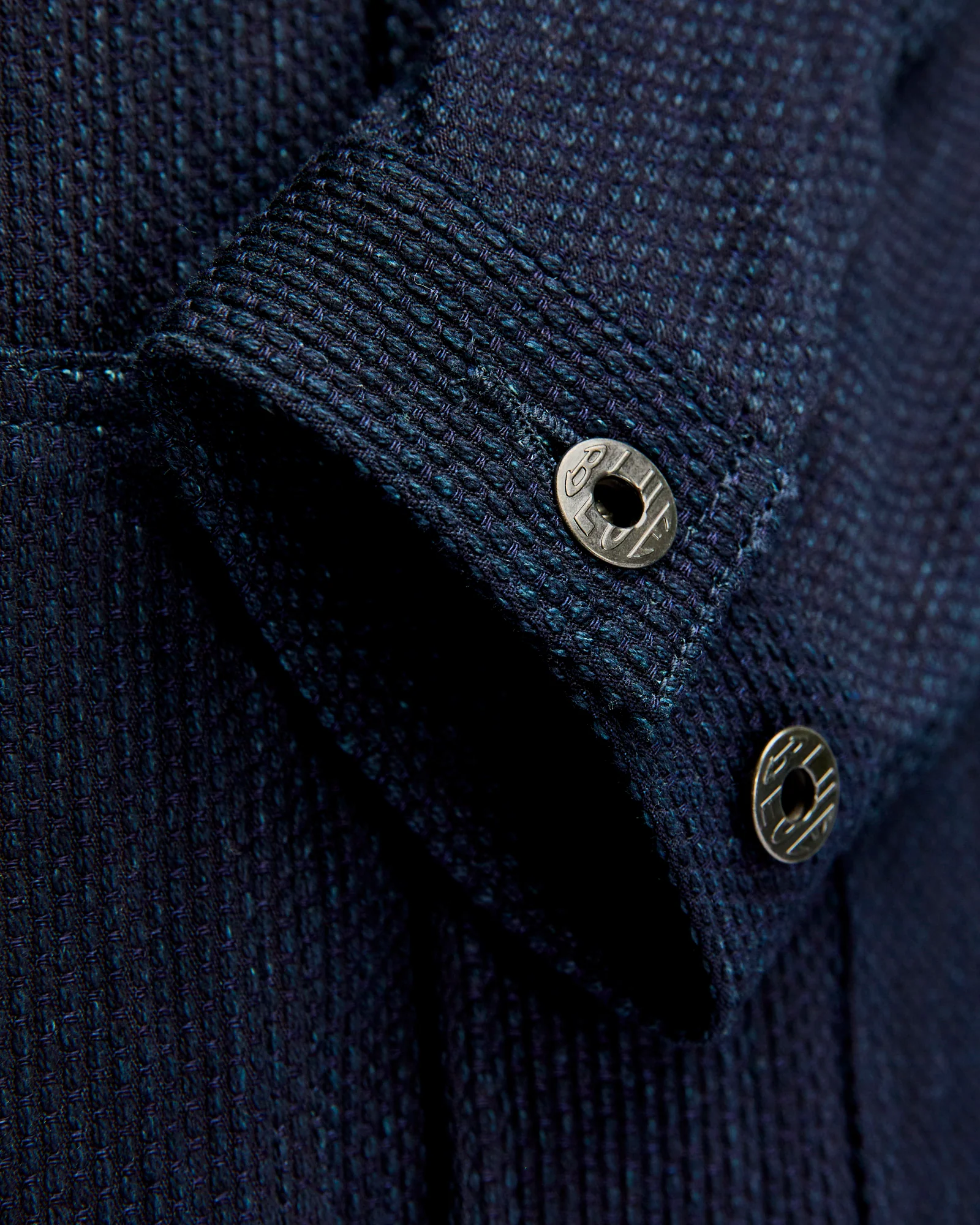 11oz Sashiko Coverall Jacket in Indigo - Image 6