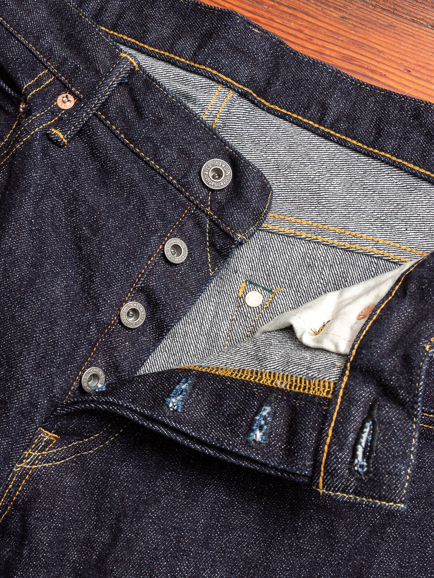 122S "Stretch Denim" 15oz Stretch Selvedge Denim - Relaxed Tapered Fit - Image 6