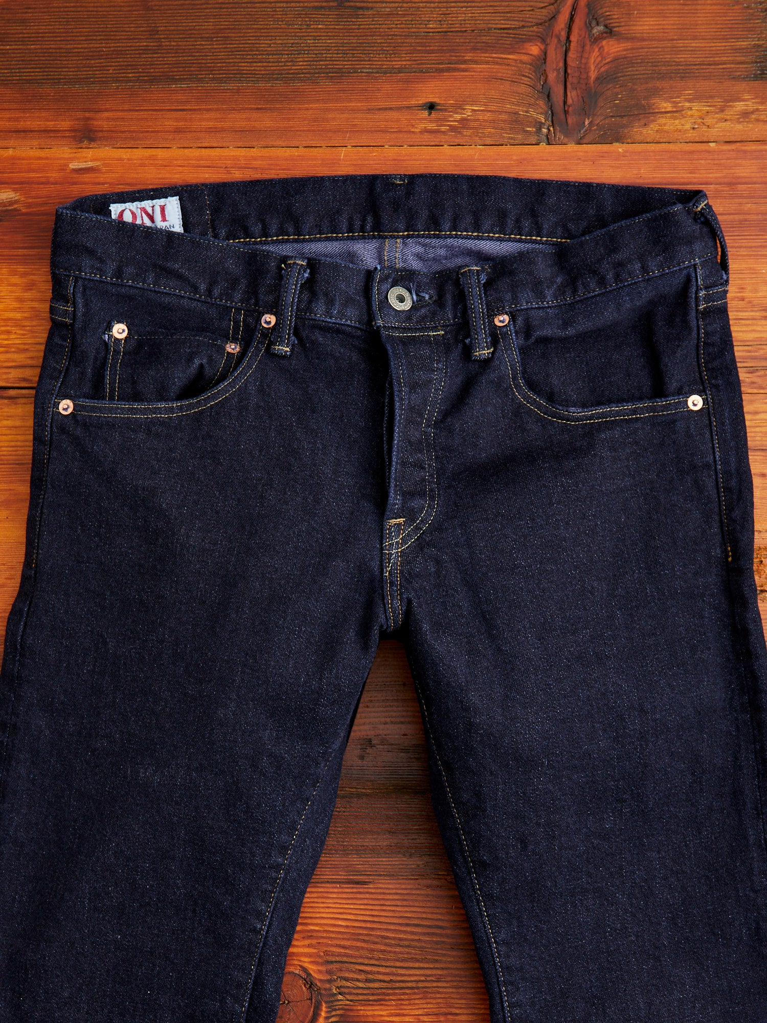 122S-VIOLET "Violet Weft Stretch" 15oz Stretch Selvedge Denim - Relaxed Tapered Fit - Image 6