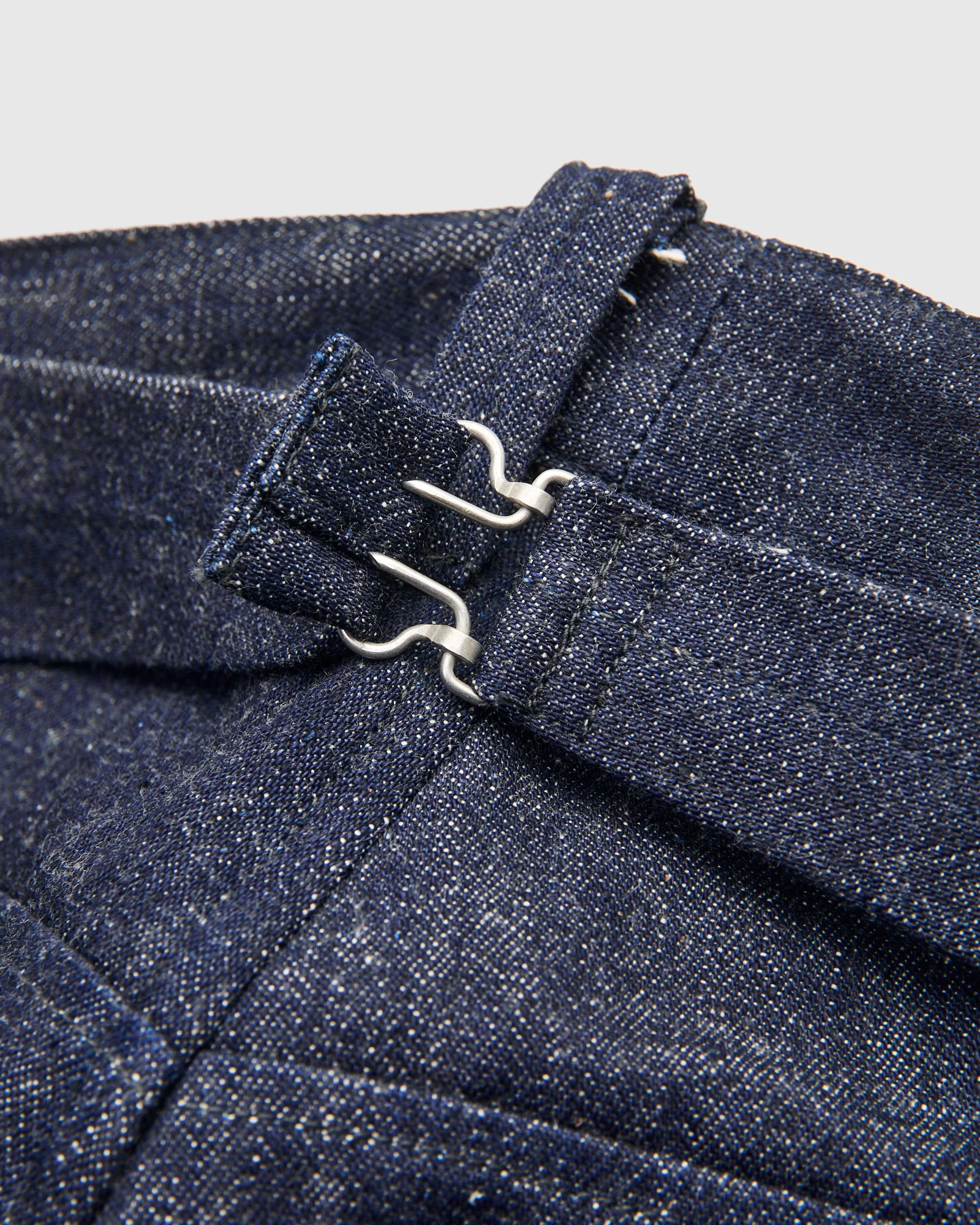 1900 Waist Overall Work Pants in Indigo Denim - Image 4