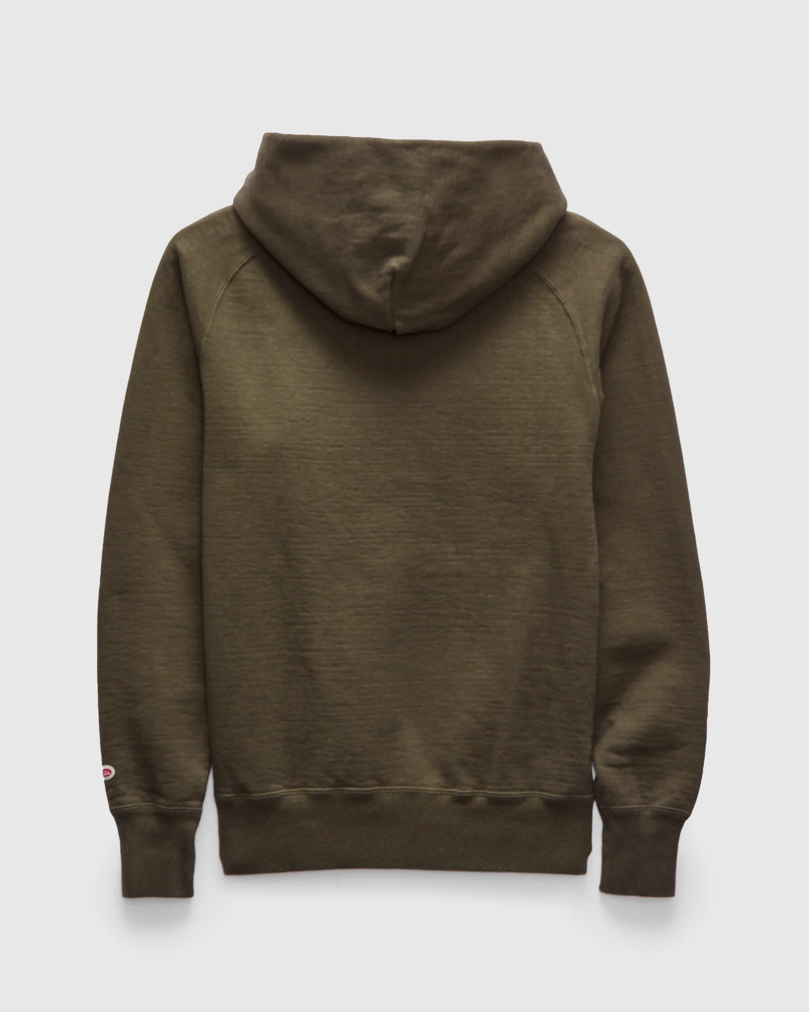 13.5oz Heavyweight Pullover Hoodie in Olive - Image 2