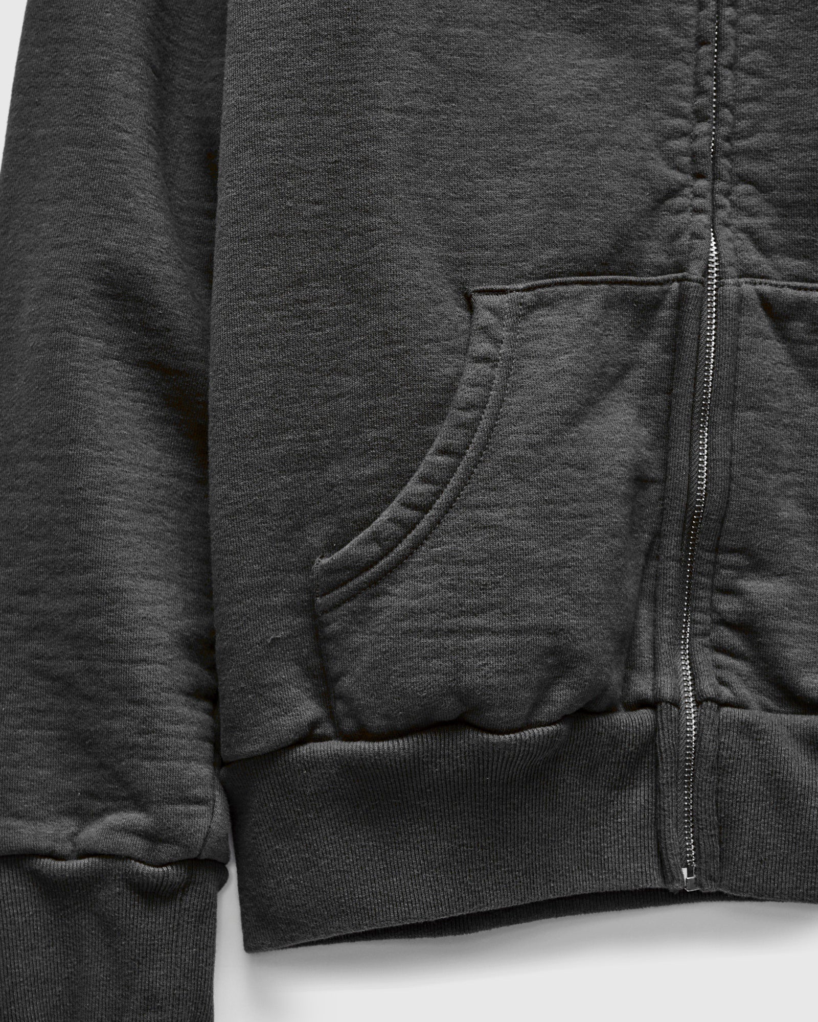 13.5oz Heavyweight Zip Hoodie in Steel Grey - Image 5