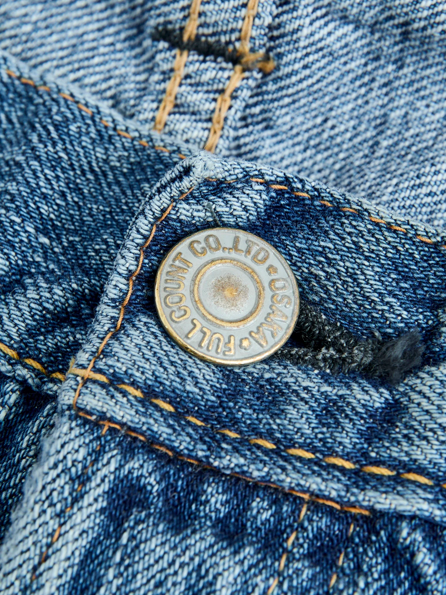 0105SS "Dartford" 11.5oz Washed Selvedge Denim - Wide Fit - Image 5