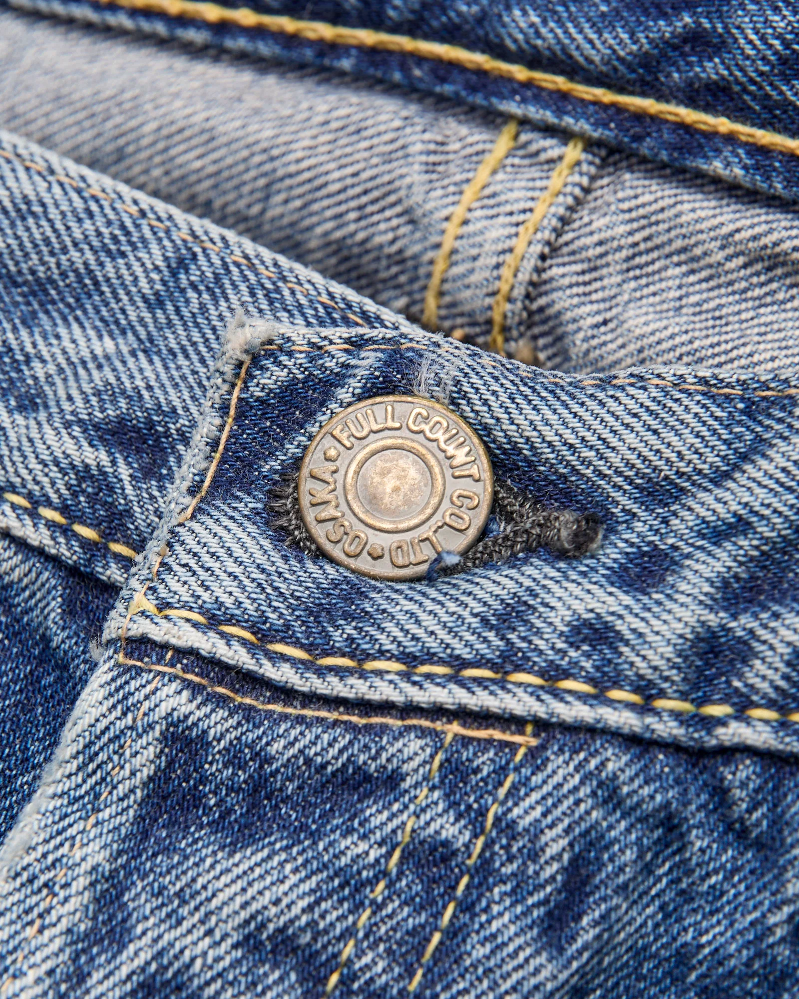 1341-0105US "WWII Dartford" 13.7oz Washed Selvedge Denim - Wide Fit - Image 5