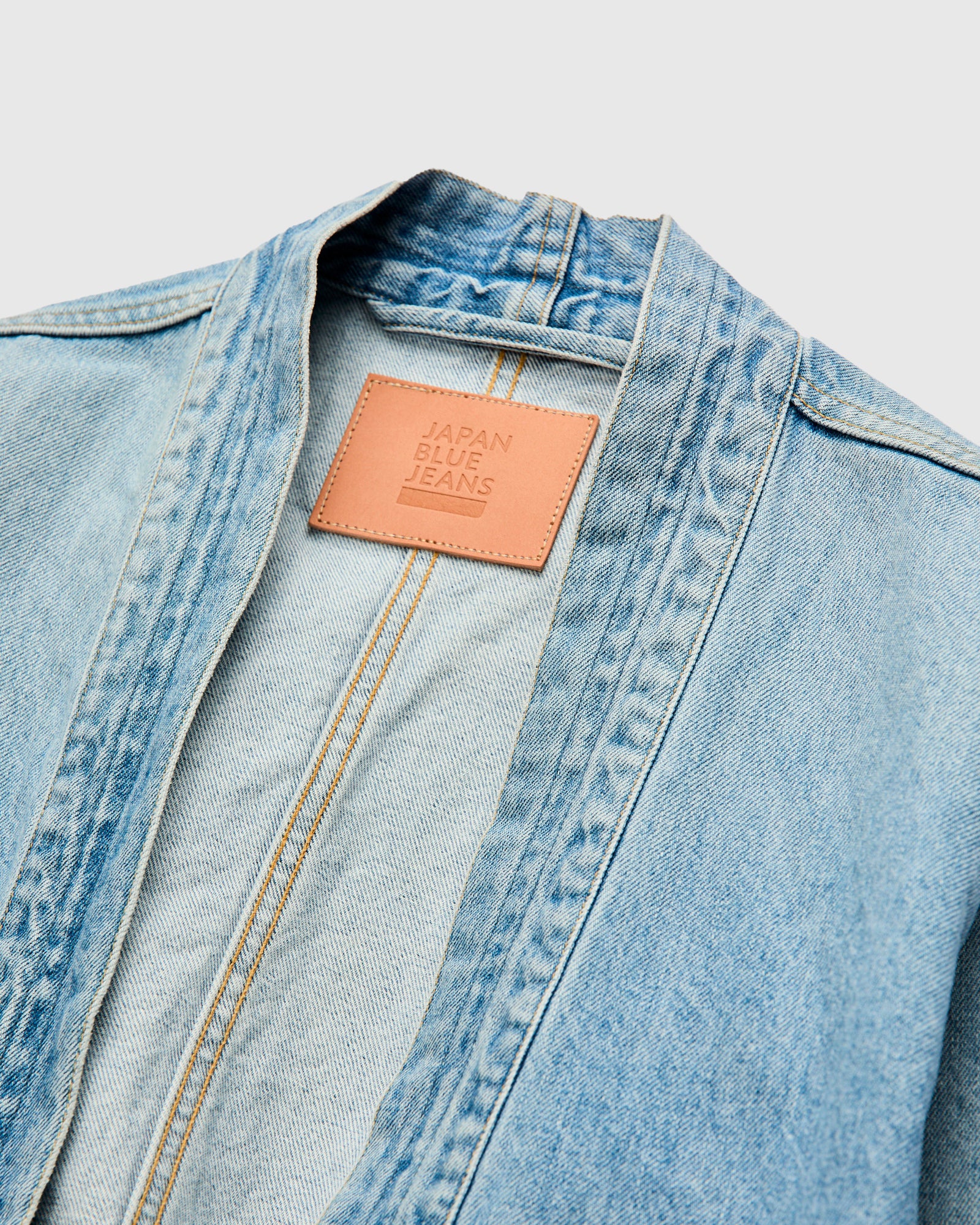 13oz Denim Haori Coat in Indigo - Image 3