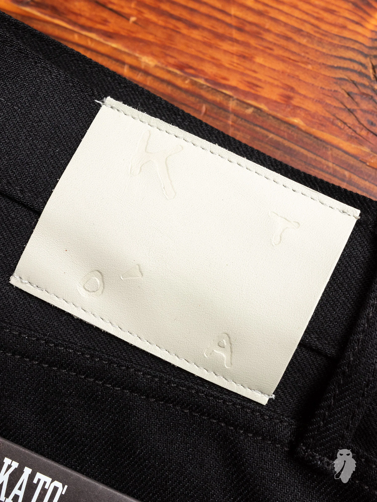 14oz Black Stretch Selvedge Denim - Pen Slim - Image 3