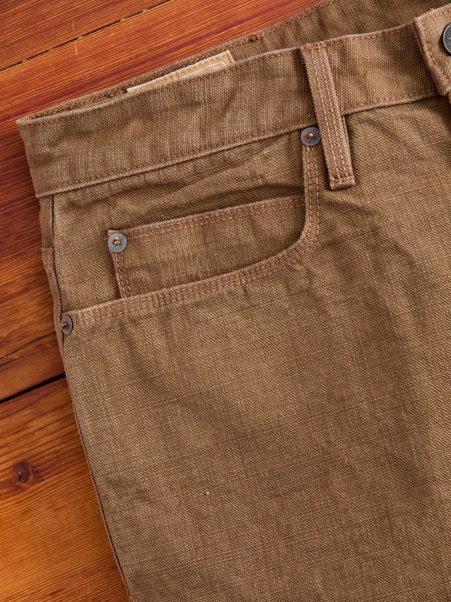 Rialto Pant in Dark Tan - Image 4