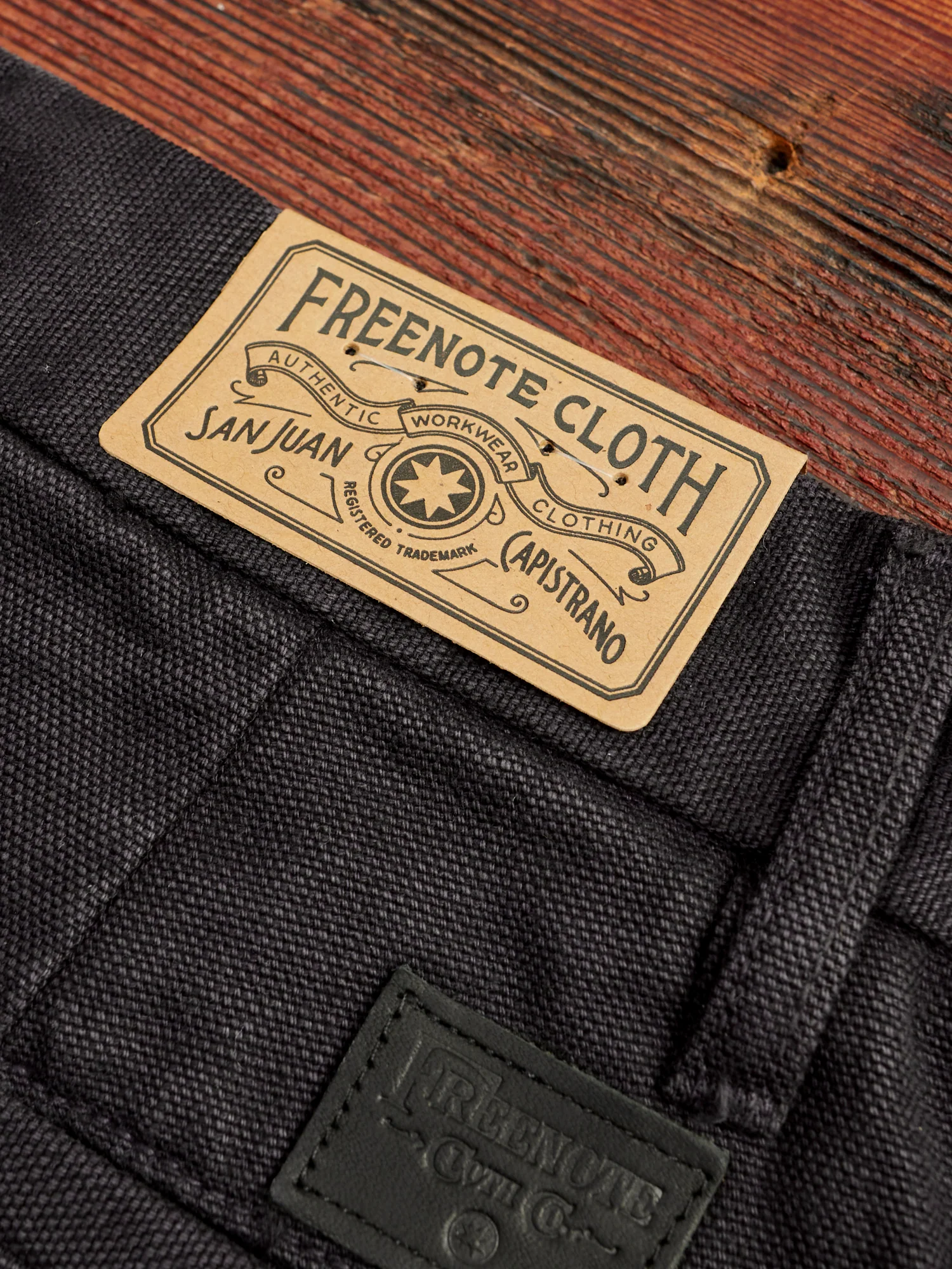 14oz Slub Workers Chino in Black - Image 9