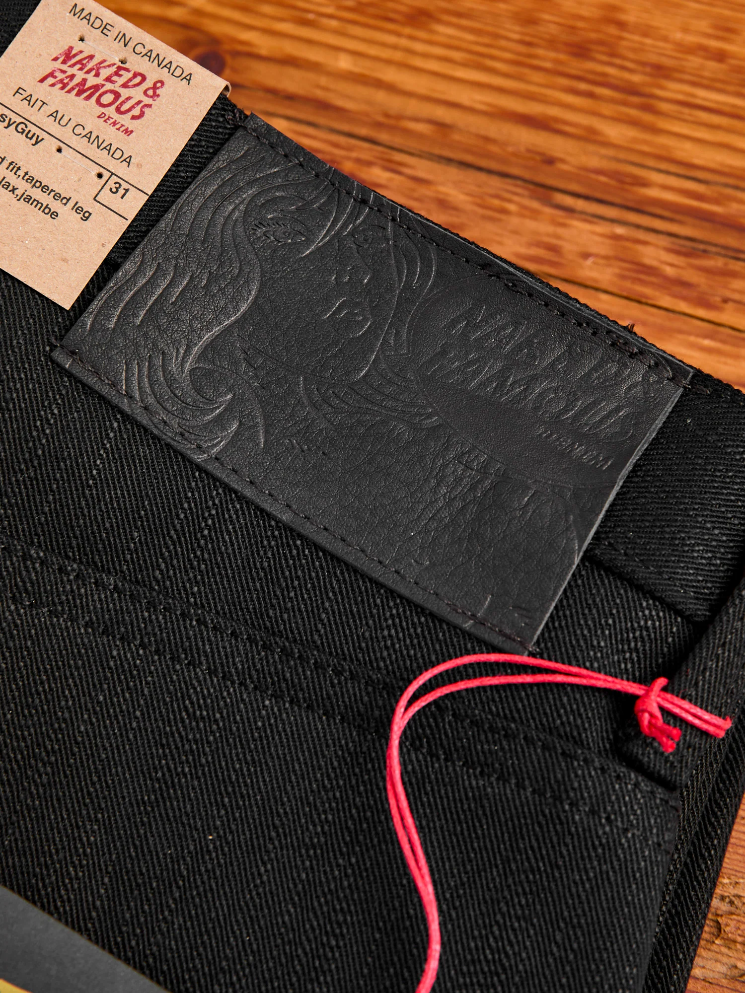 "Anniversary Left Hand Twill - Double Black Edition" 13.75oz Selvedge Denim - Easy Guy Fit - Image 3