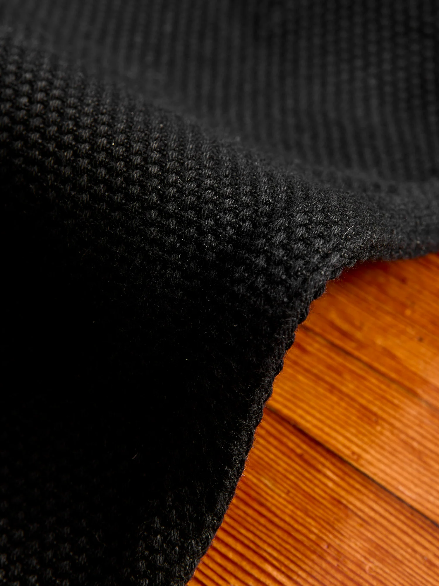 1877S "Kurozome" 14oz Deep Black Selvedge Sashiko Pants - Slim Straight Fit - Image 10