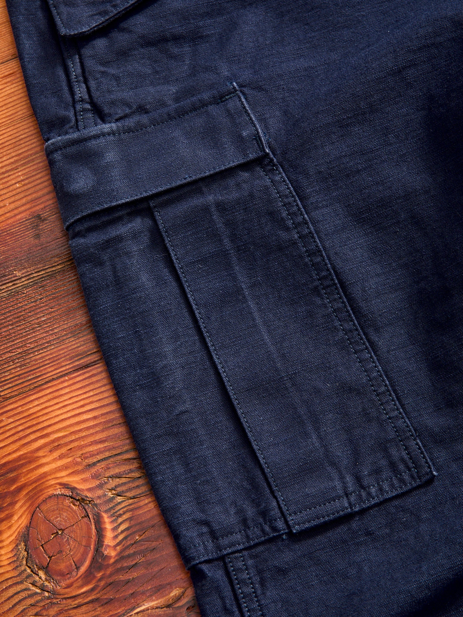 1889-IND Cargo Pants in Indigo - Image 11