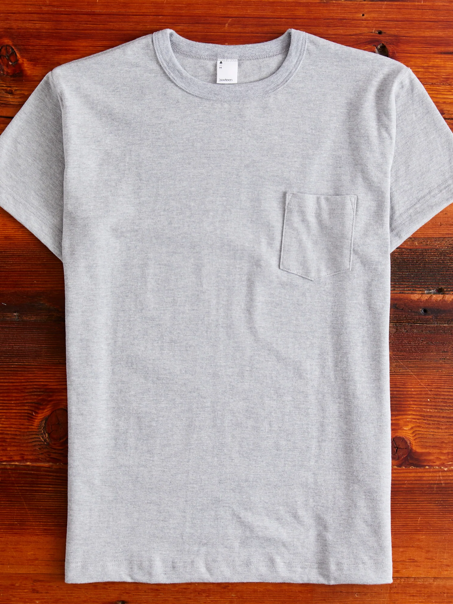 2-Pack Heavyweight Pocket T-Shirts in Heather Grey - Image 3