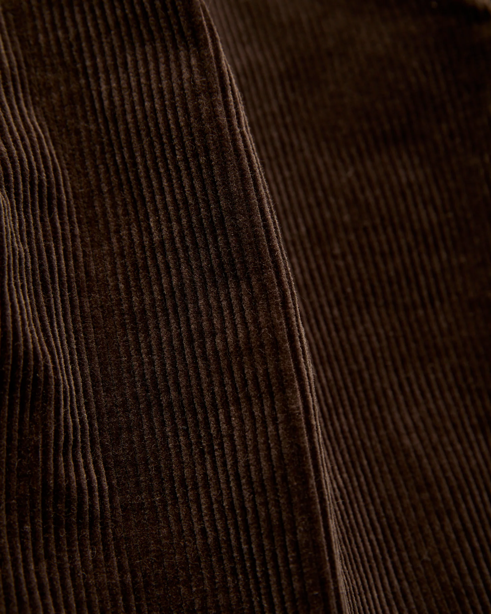 2-Pleat Corduroy Trousers in Dark Brown - Image 9