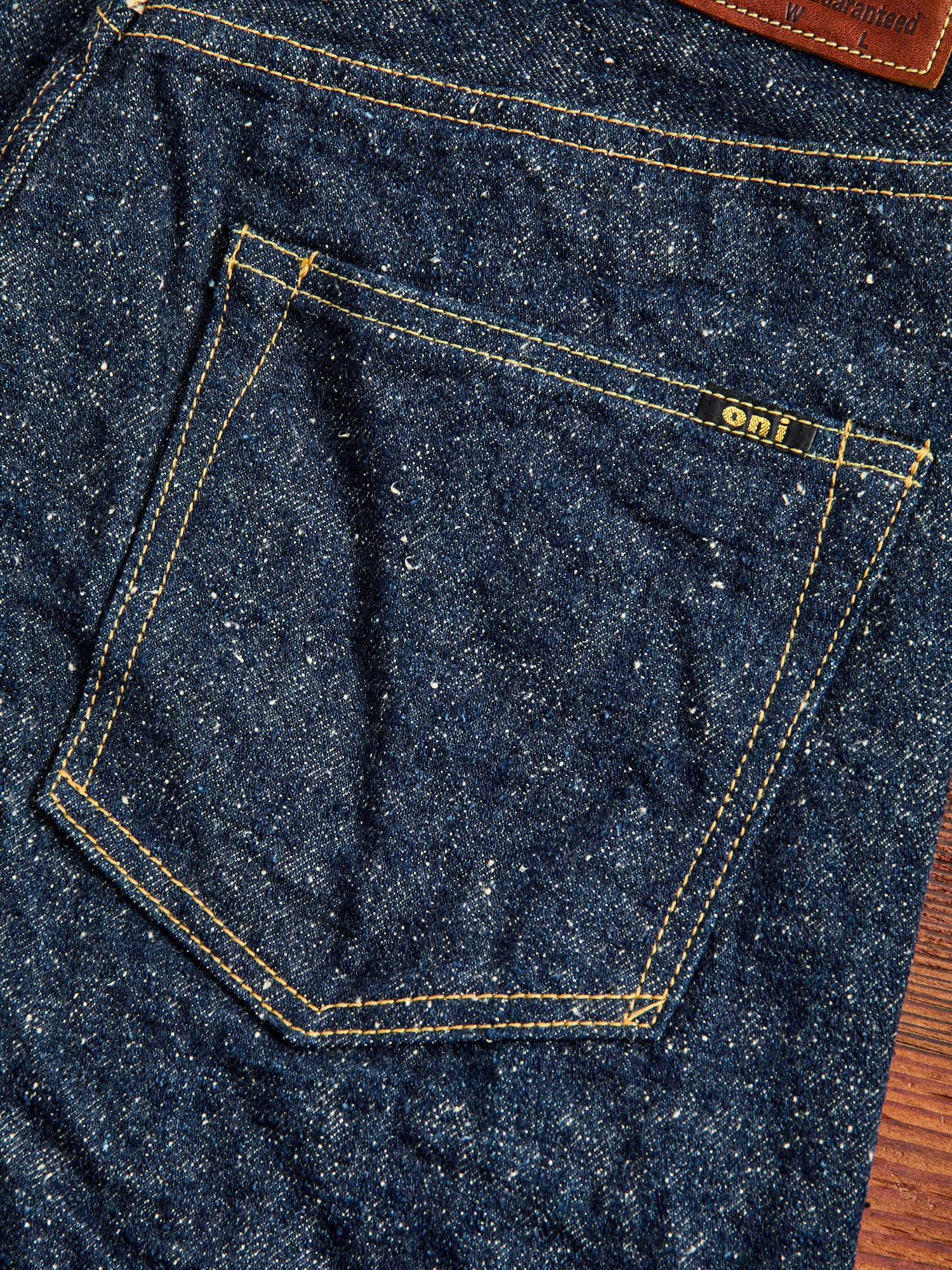 200-CCD "Crushed Concrete" 15oz Selvedge Denim - Wide Straight Fit - Image 5