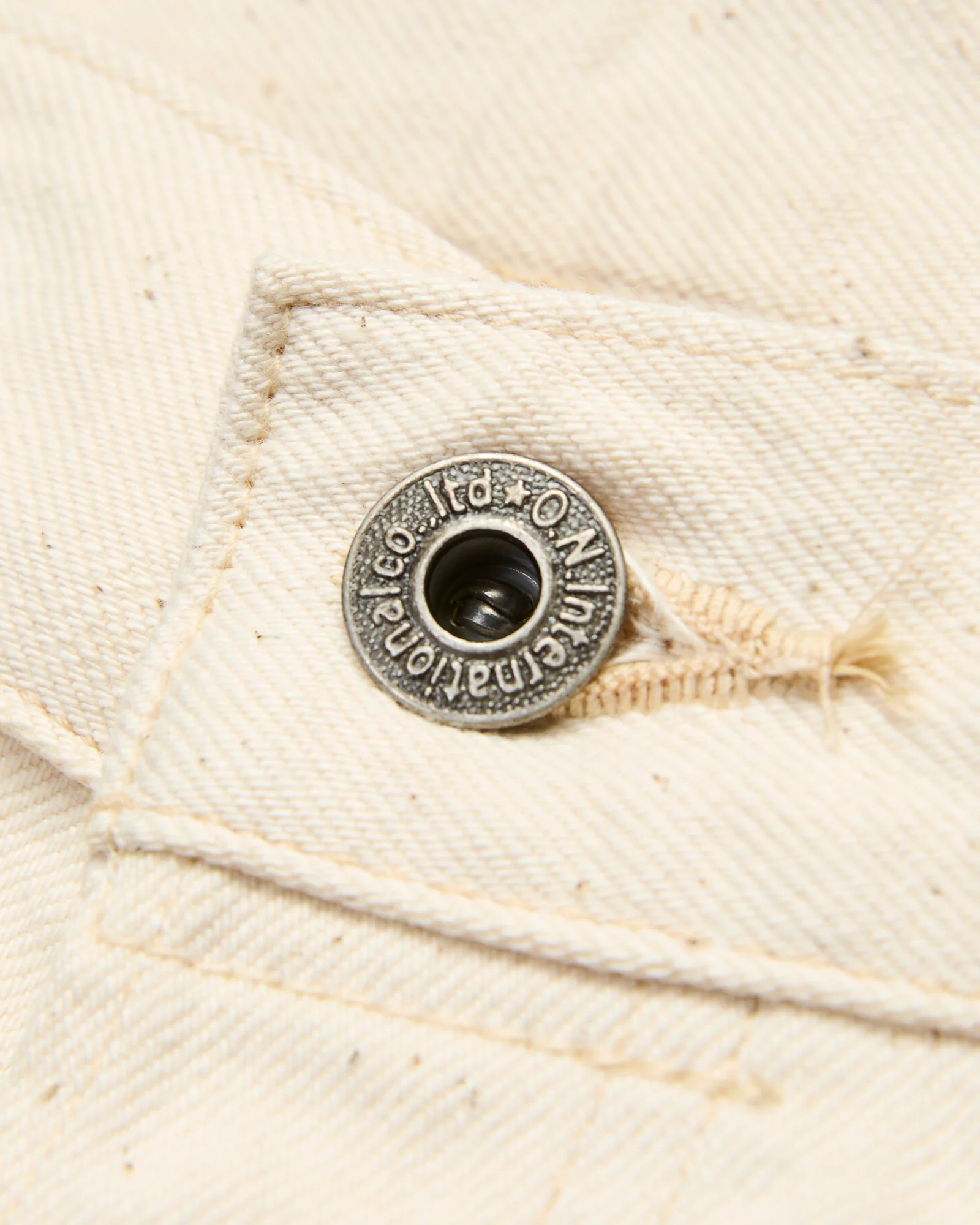 200-ECRU "Organic Cotton" 12.4oz Selvedge Denim - Wide Straight Fit - Image 6