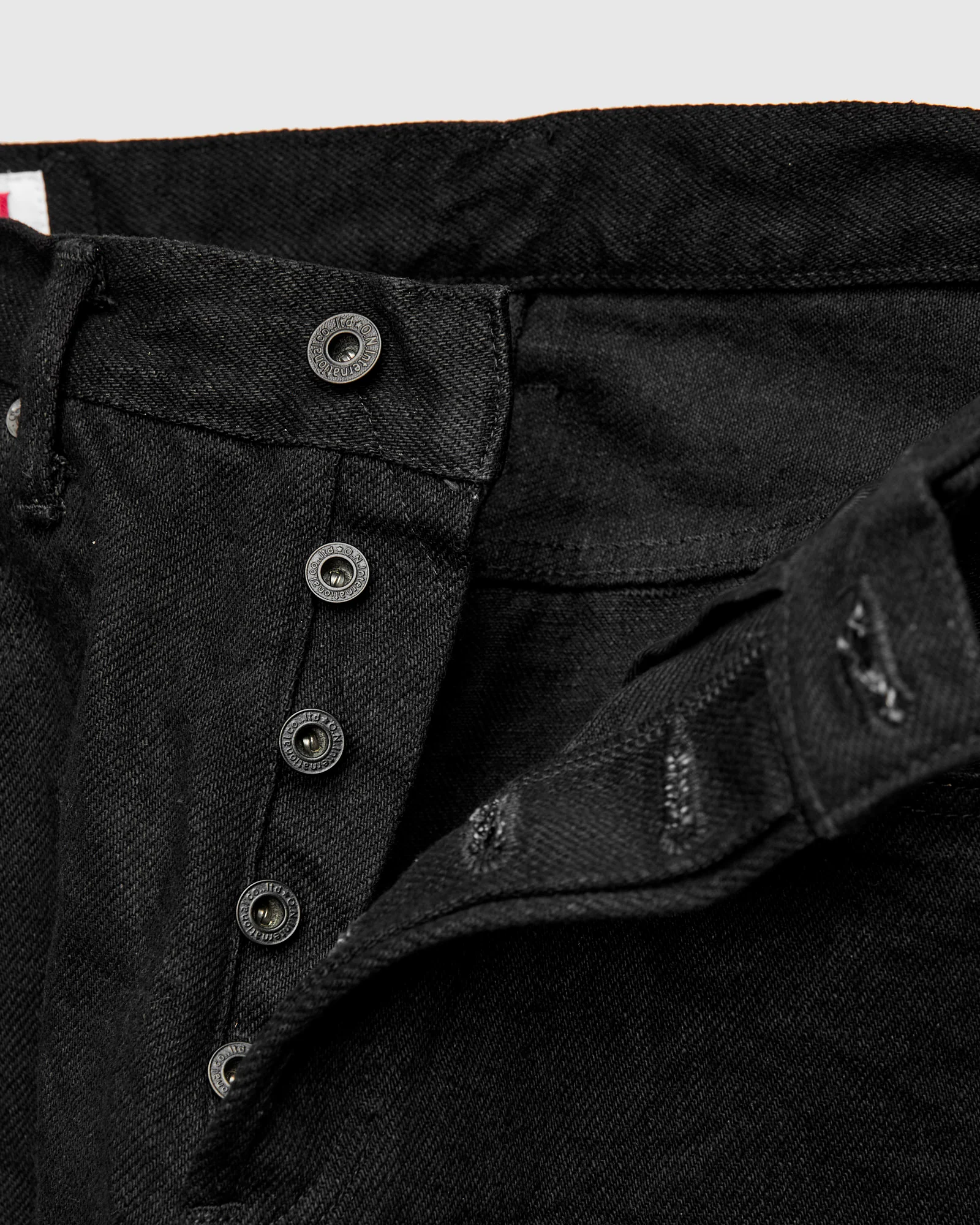 200ZR-BKBK "Secret Black" 20oz Selvedge Denim - Wide Straight Fit - Image 9