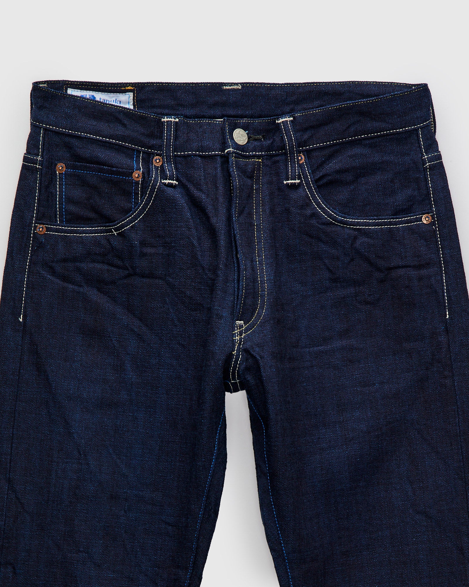 202TB "Yurai" 15oz Natural Indigo Selvedge Denim - High Tapered Fit - Image 5