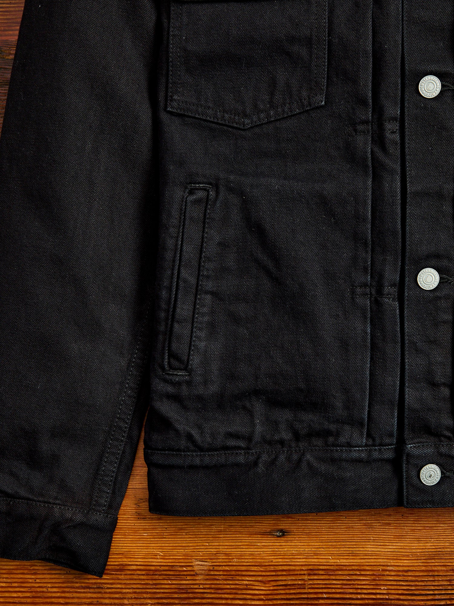 2105SP-OD "Sumi Ink Overdye" 15.7oz Selvedge Denim Type-2 Jacket - Image 12